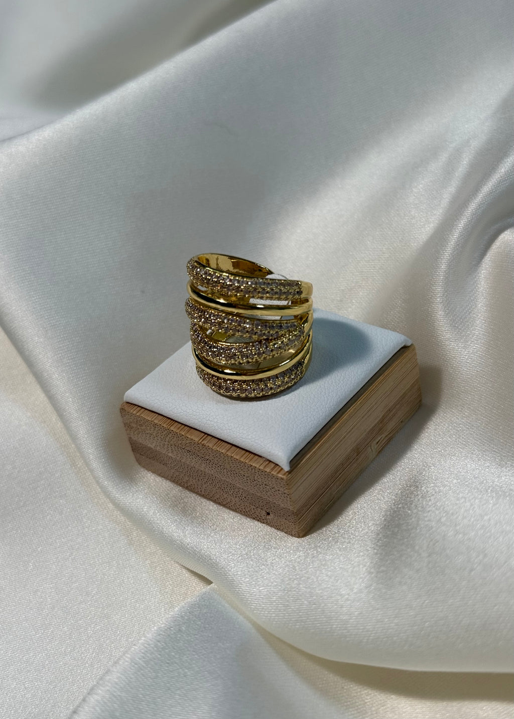 Fascia big gold e brillantini