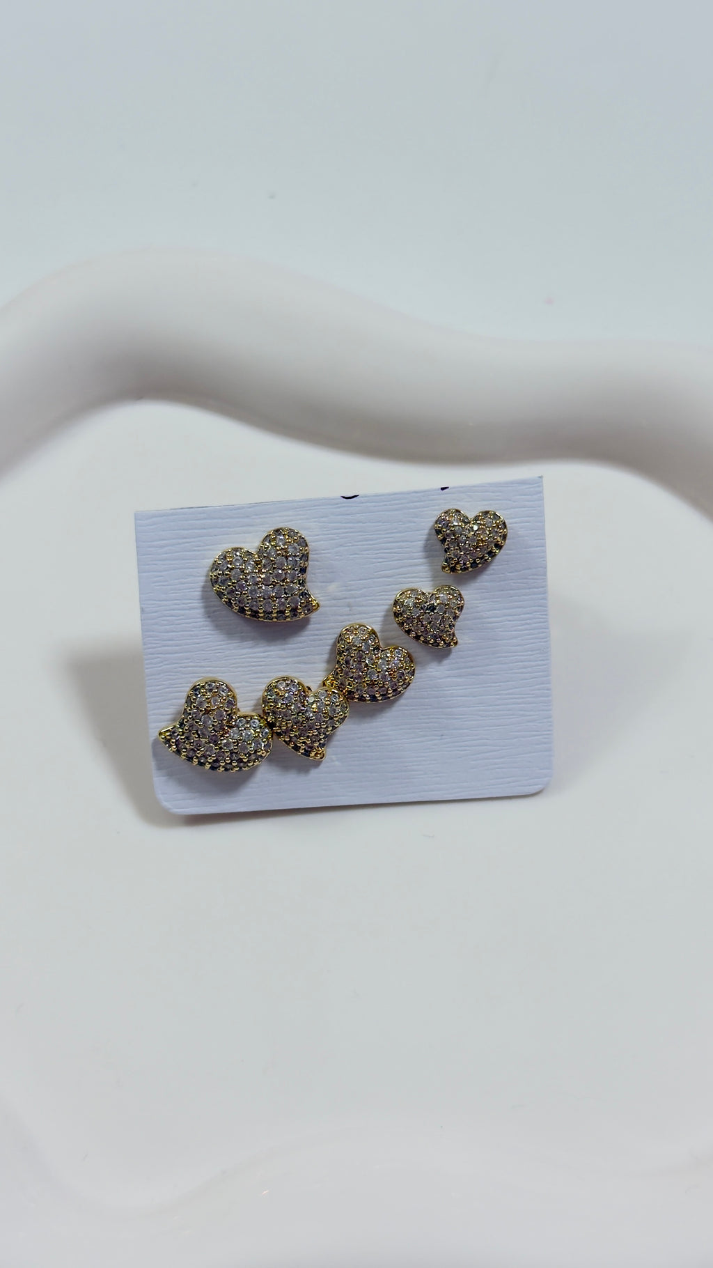 Set orecchini cuore Ila