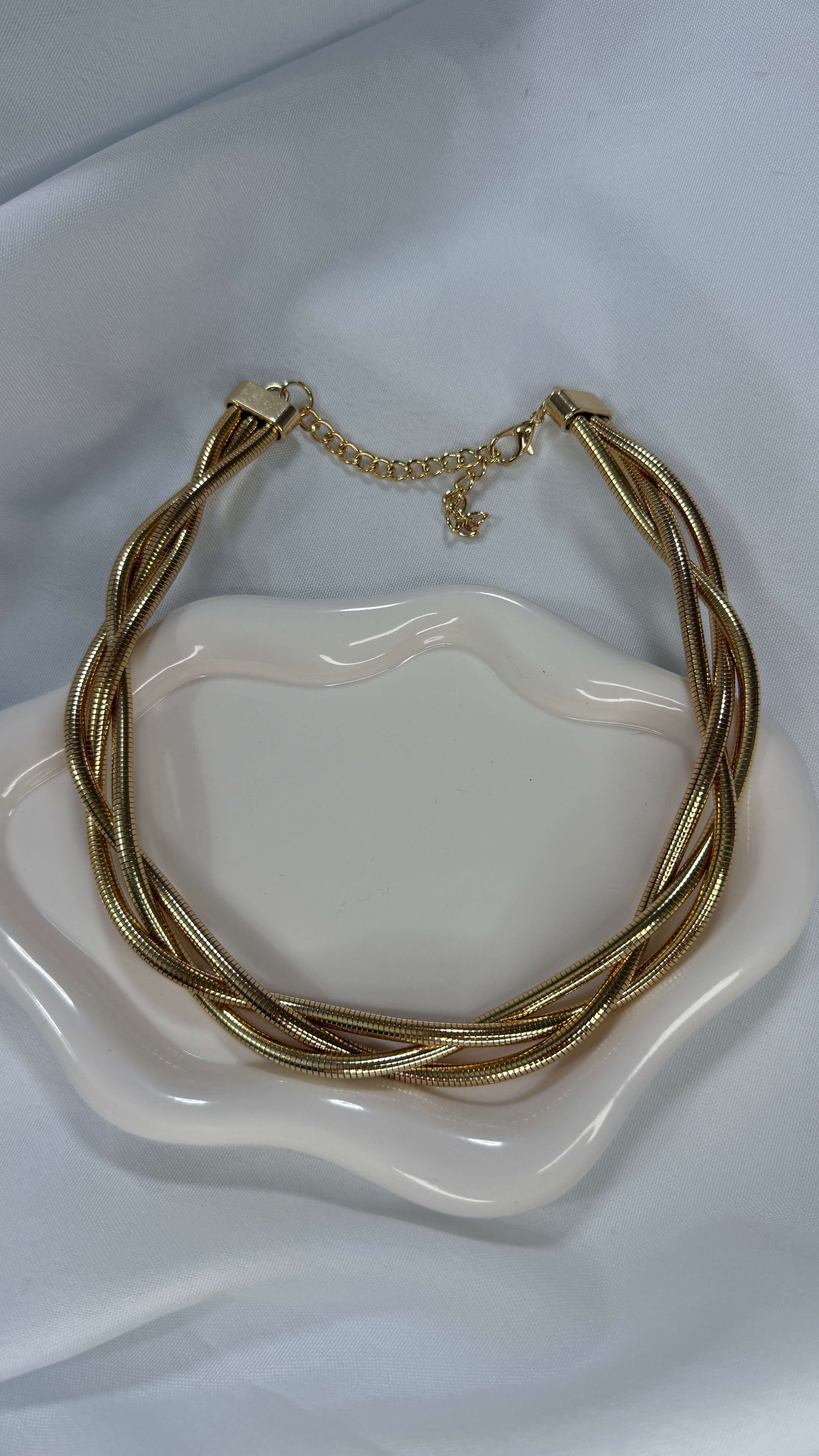 Collana nodo intreccio