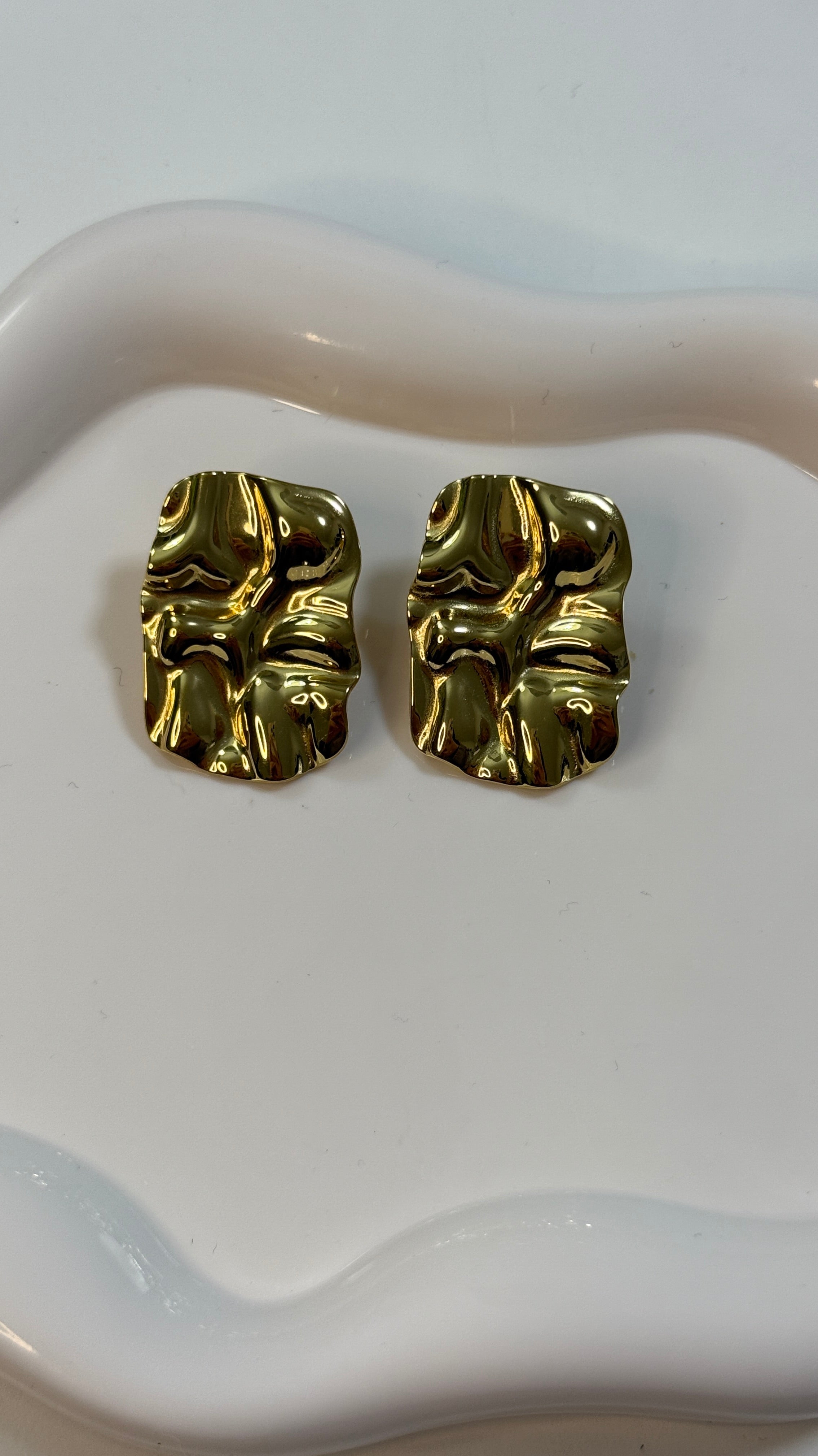 Bottoni rettangolari gold