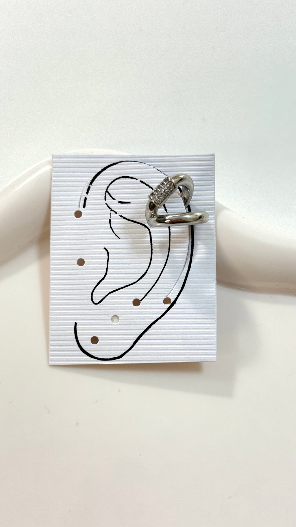 Earcuff double silver