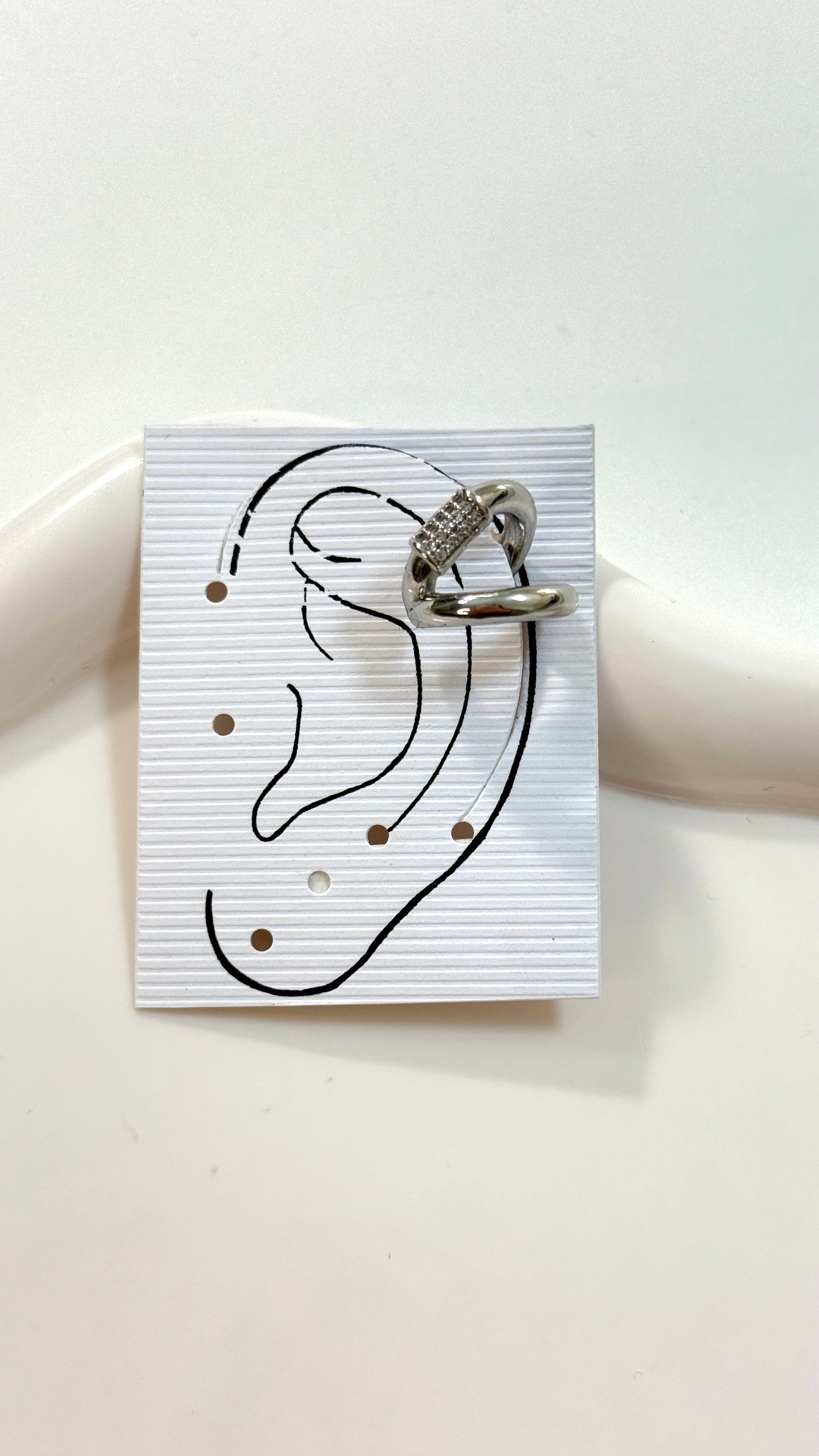 Earcuff double silver