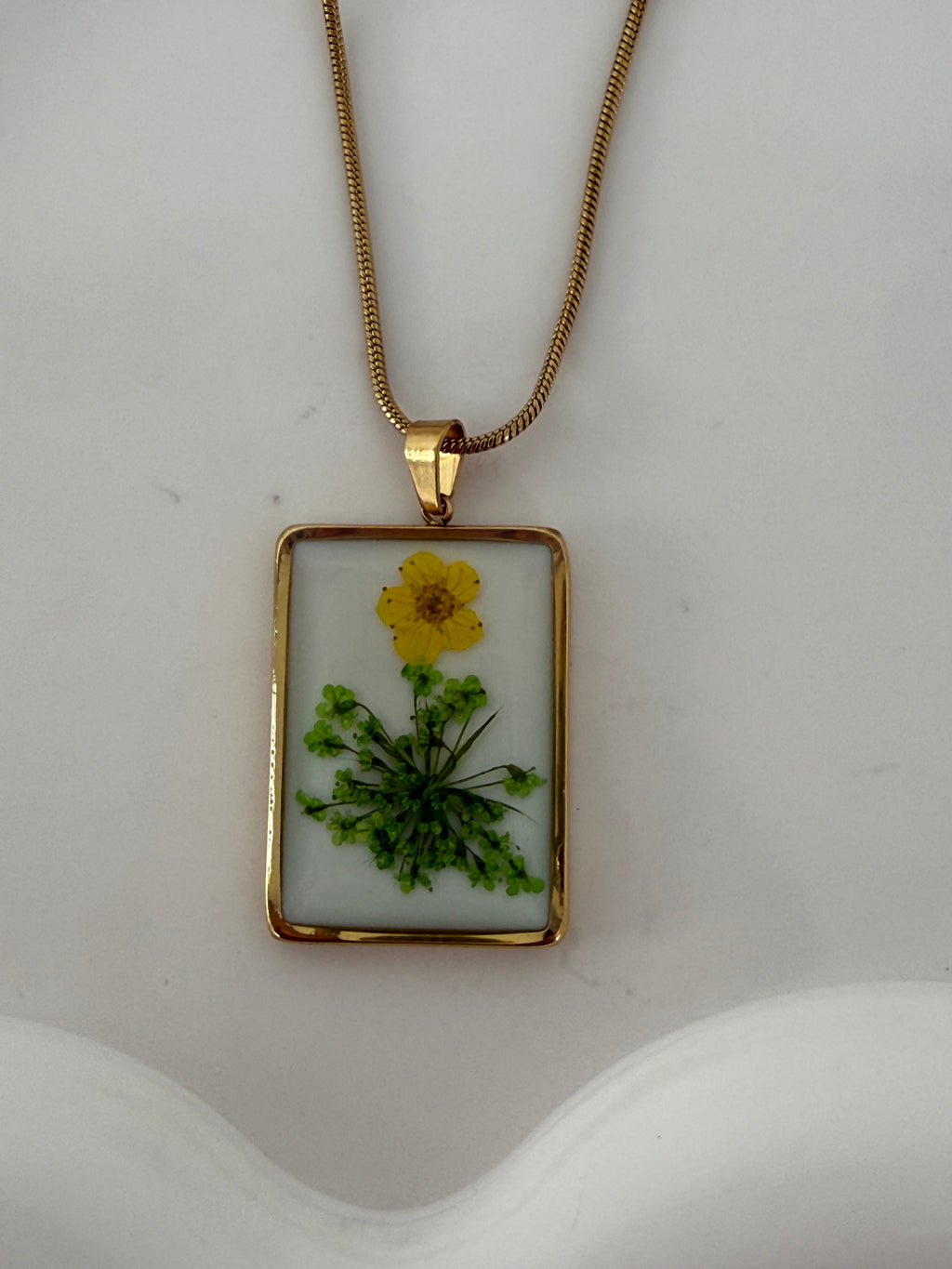 Collana “Heliopsis” gialla