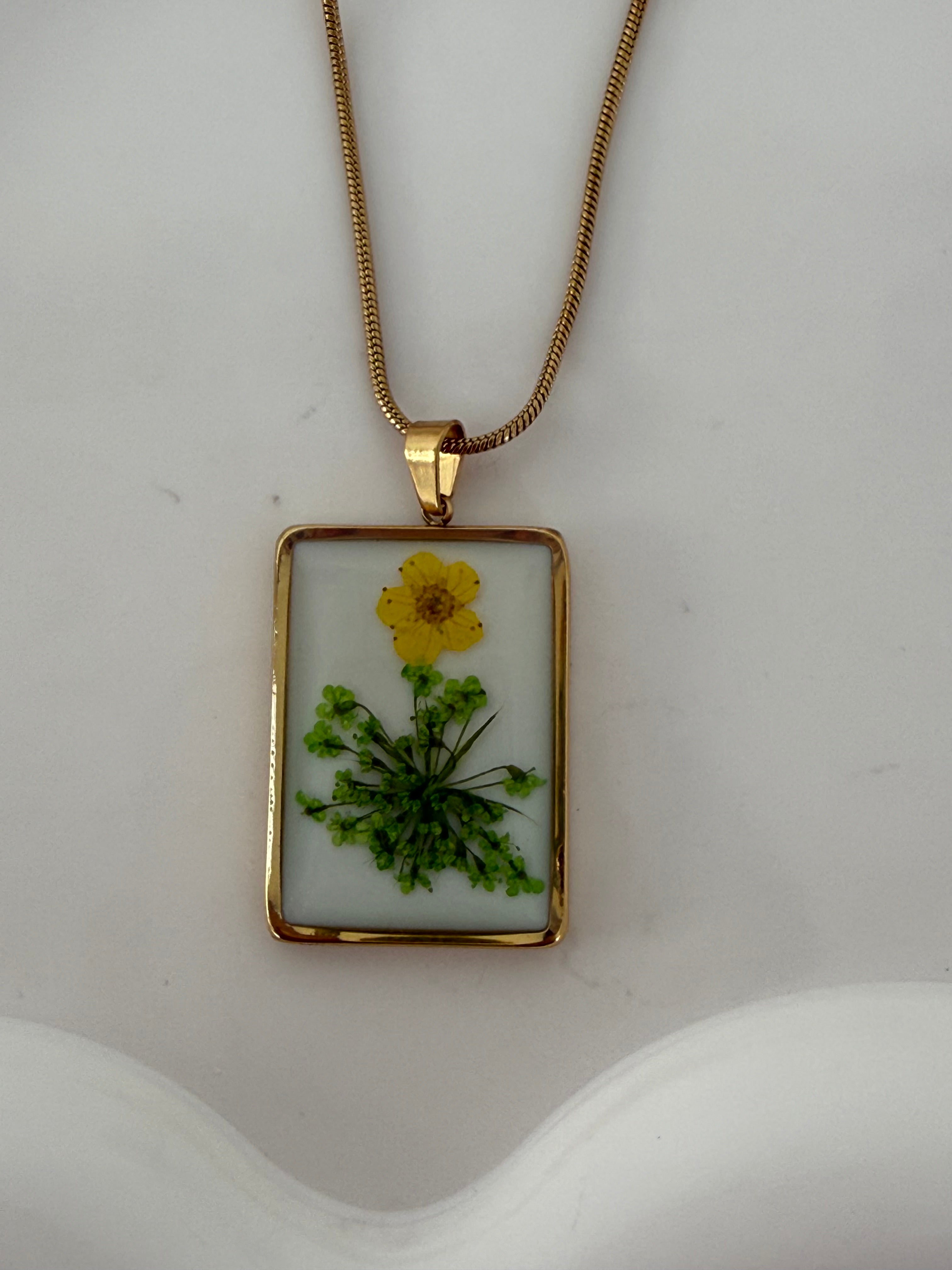 Collana “Heliopsis” gialla