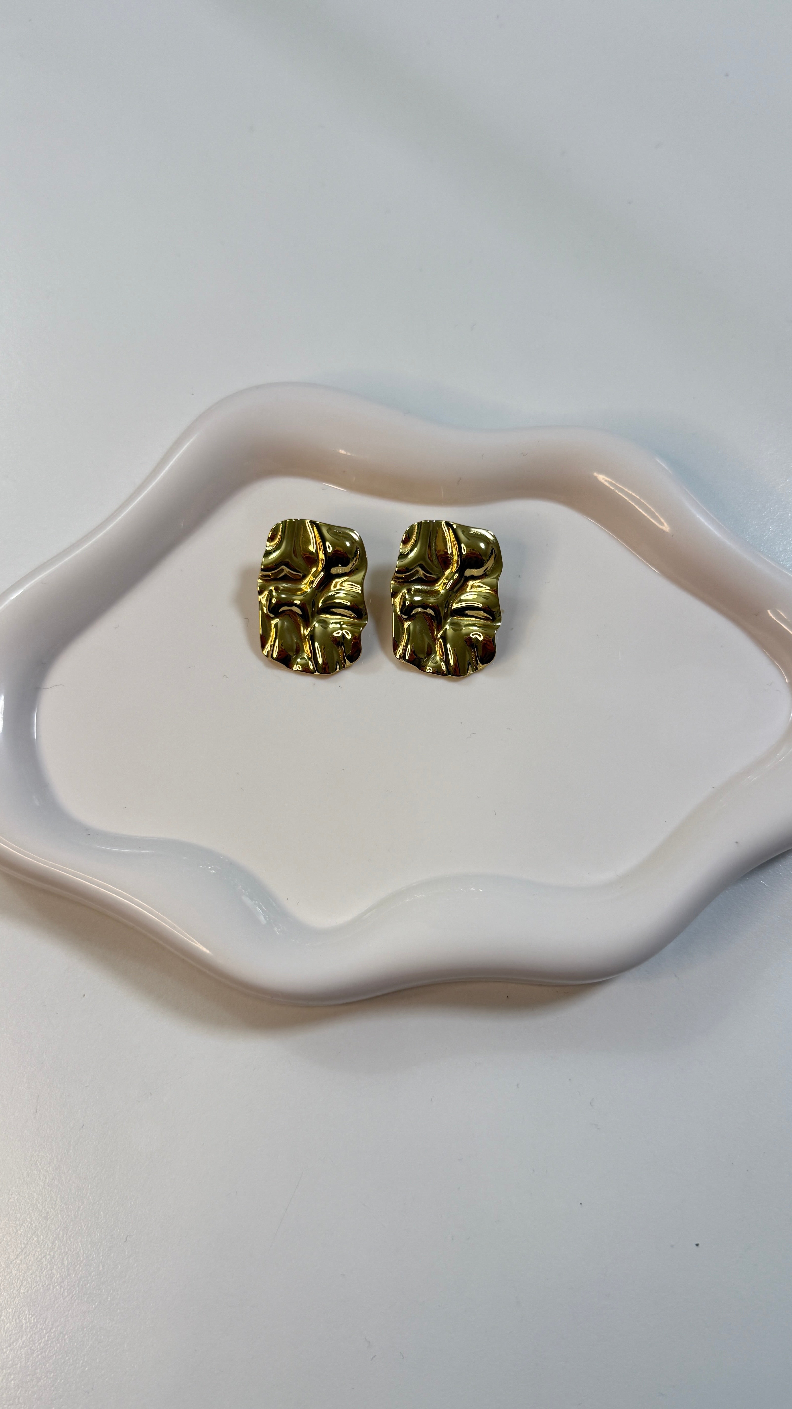 Bottoni rettangolari gold