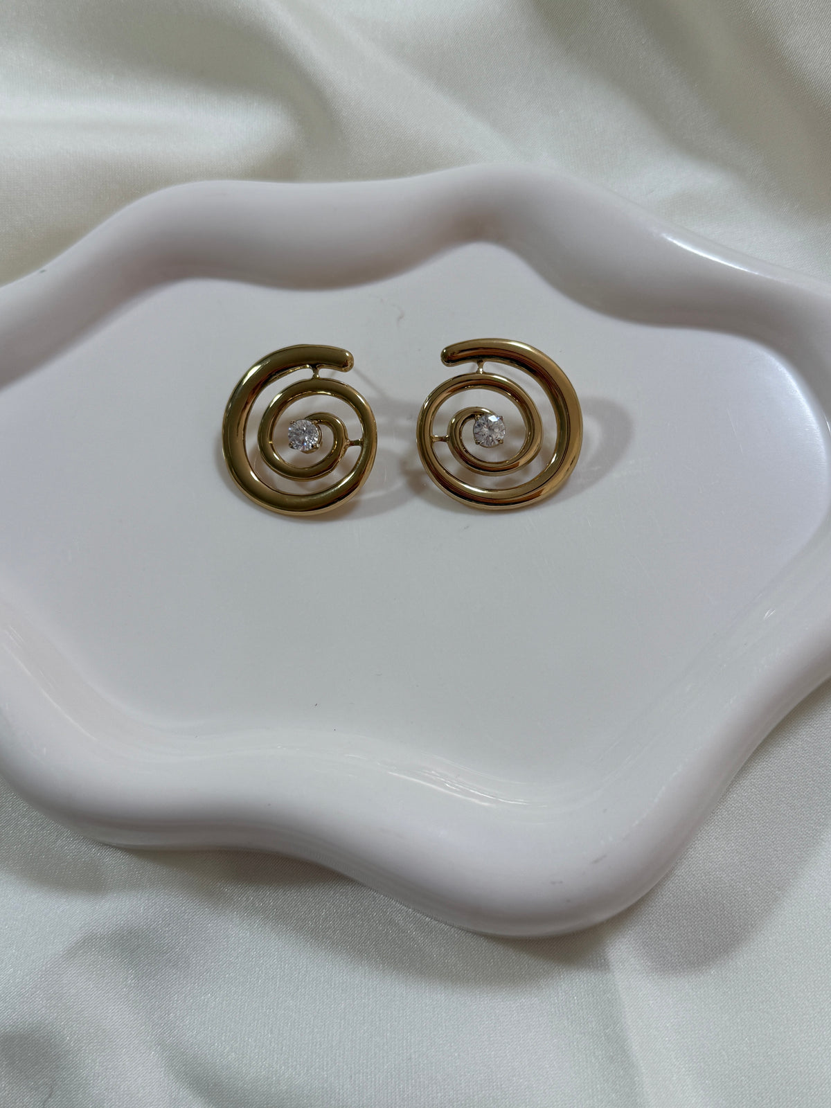 Bottoni spirali gold