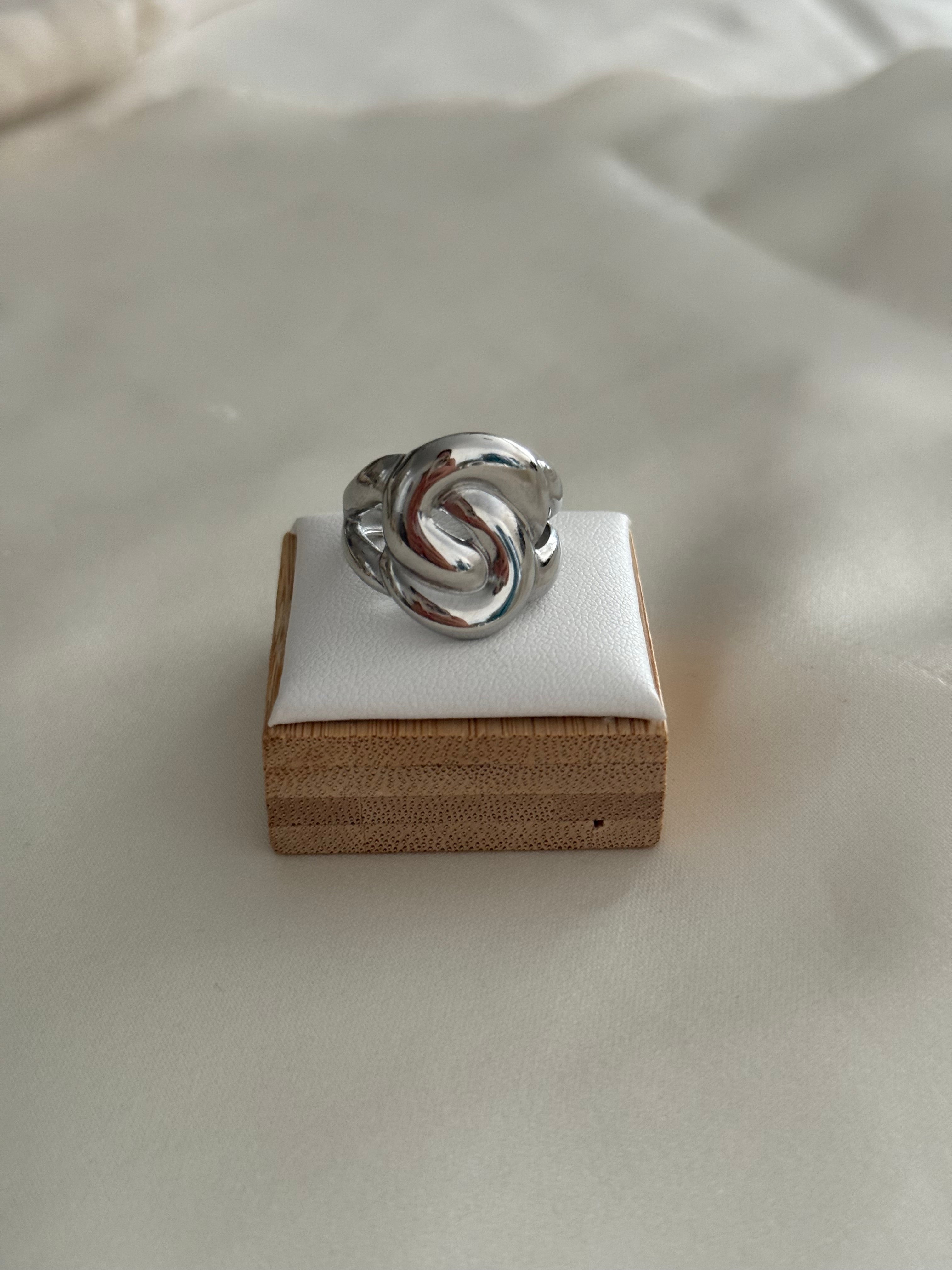 Anello “nodo big” silver