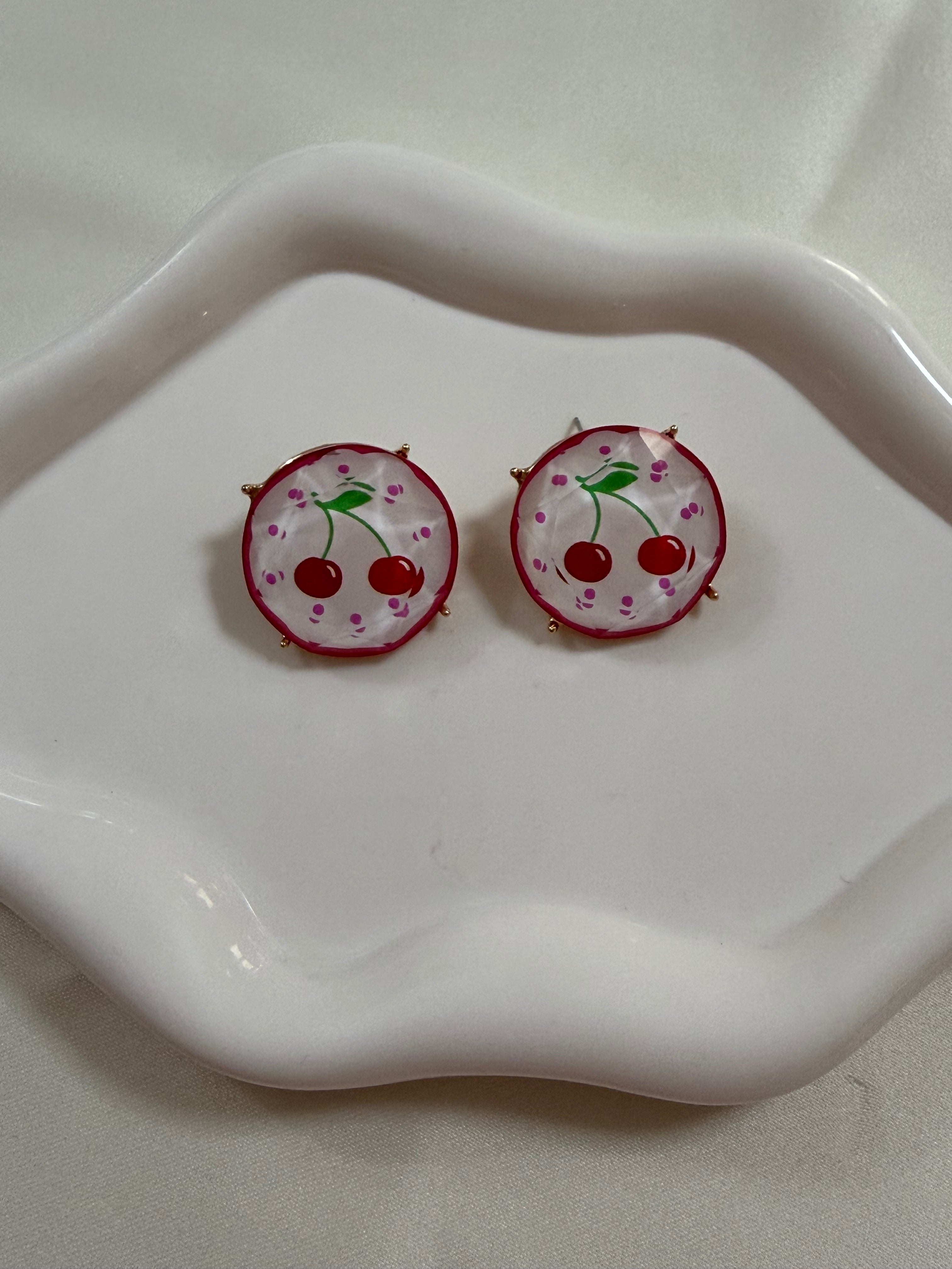 Orecchini “Cherry” versione corta