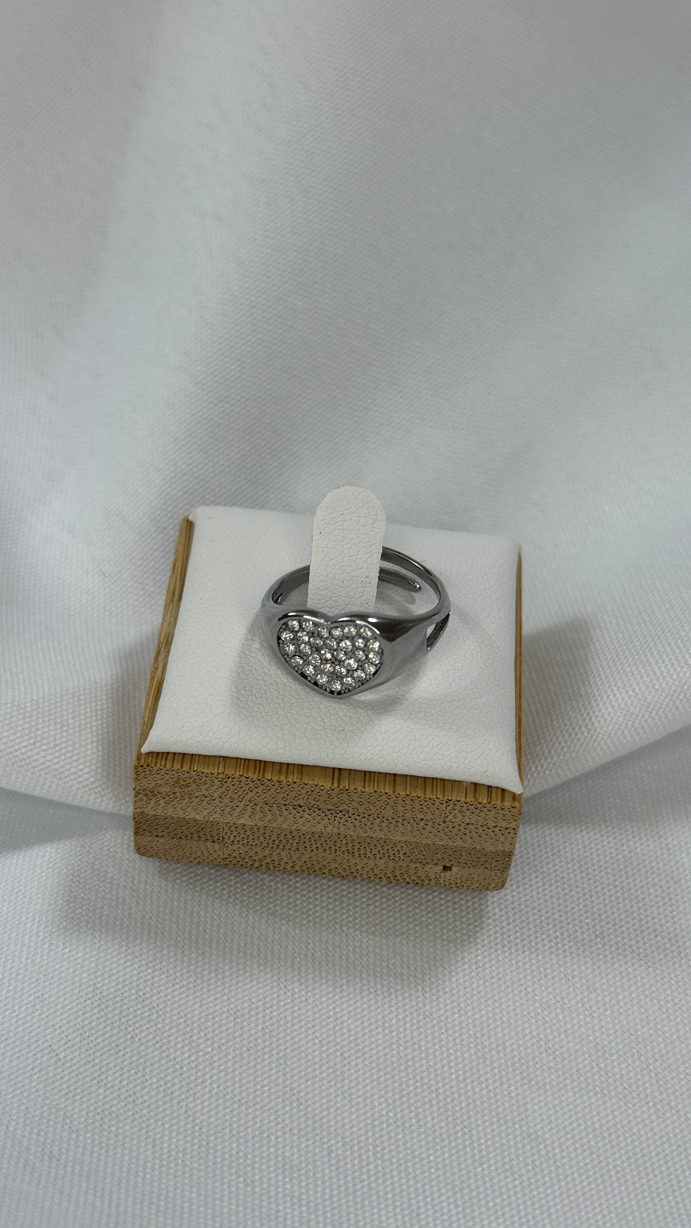 Chevalier con cuore brillantinato silver