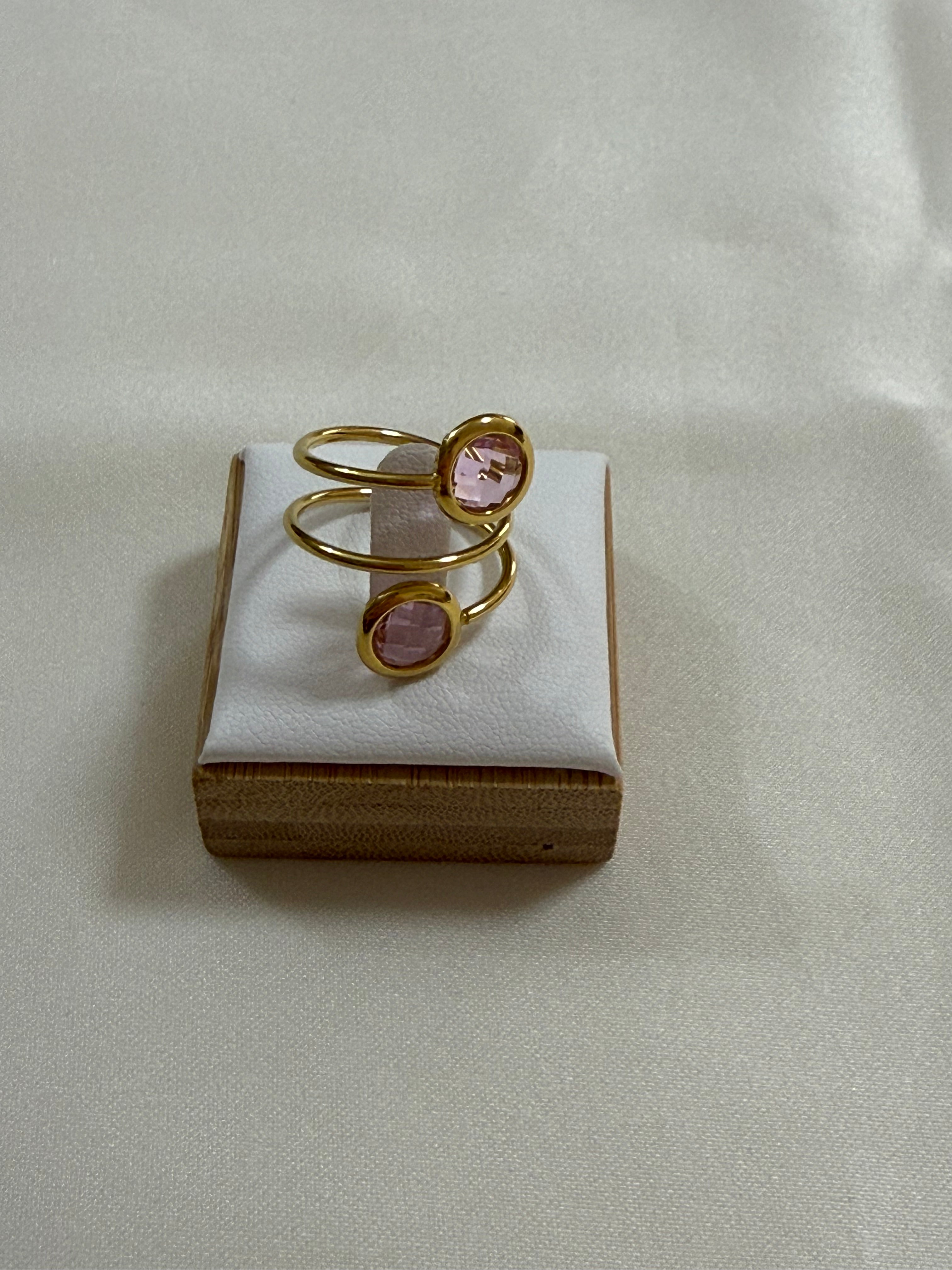 Anello “Mallory” rosa