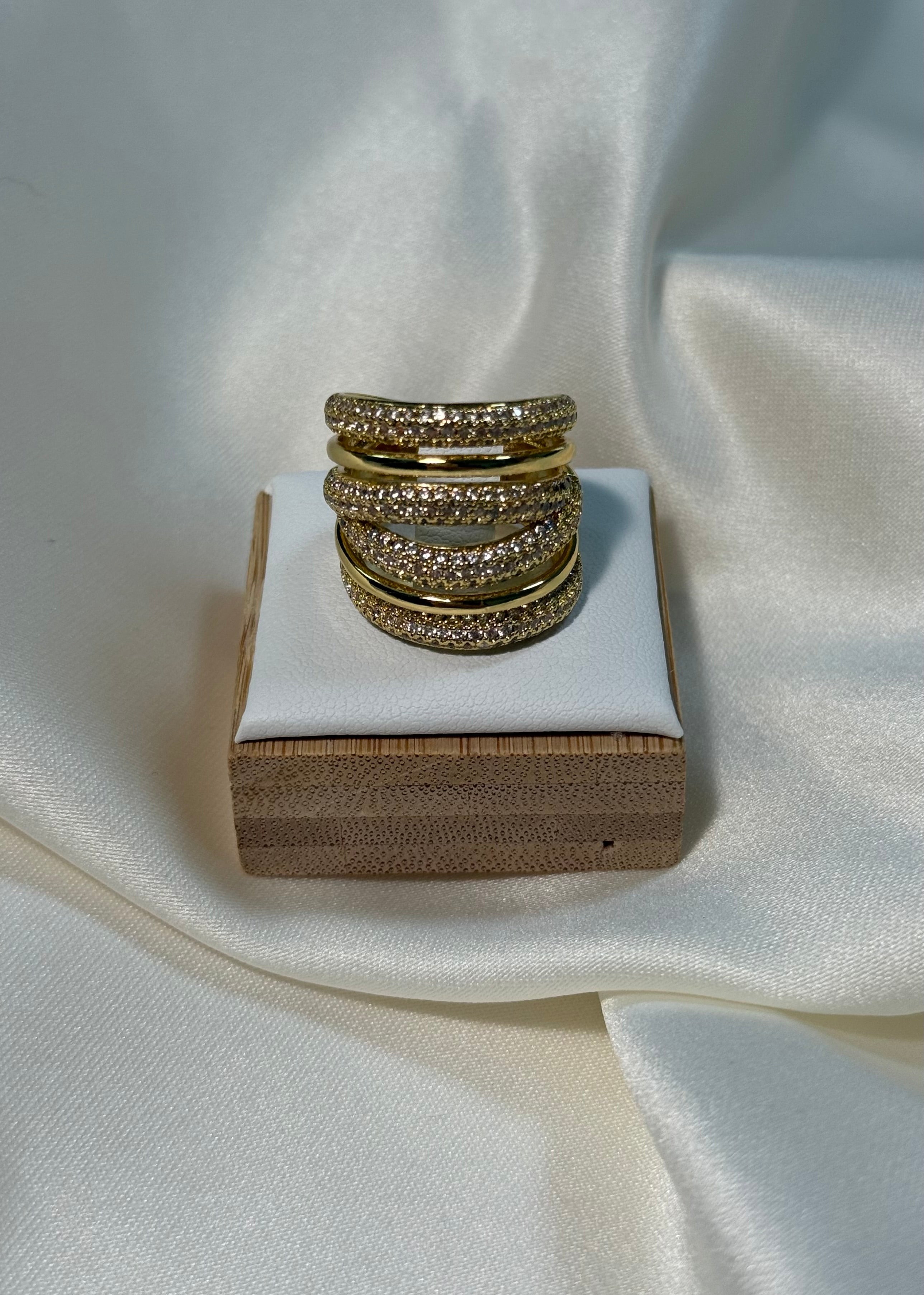 Fascia big gold e brillantini