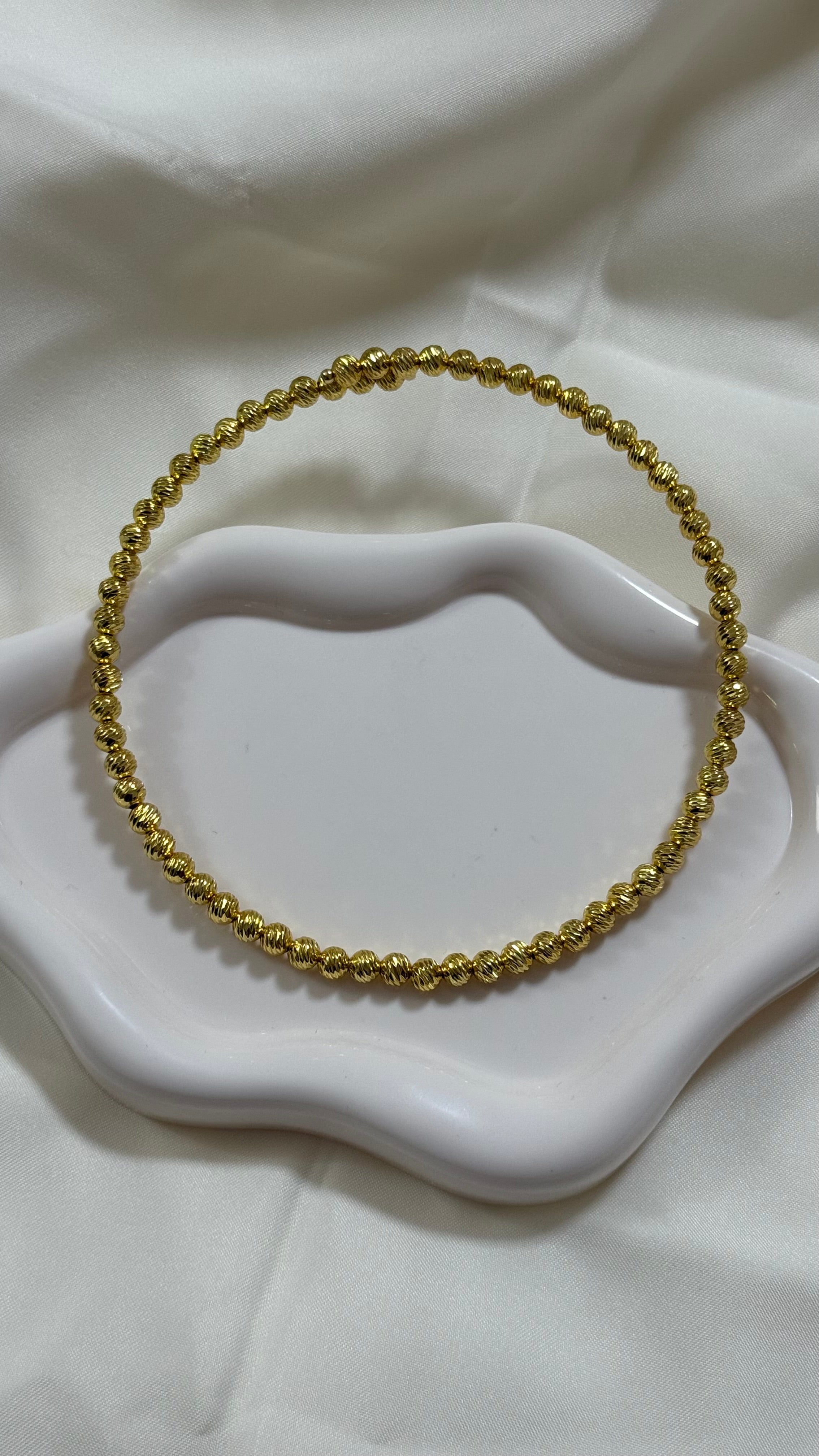 Collier con perline gold