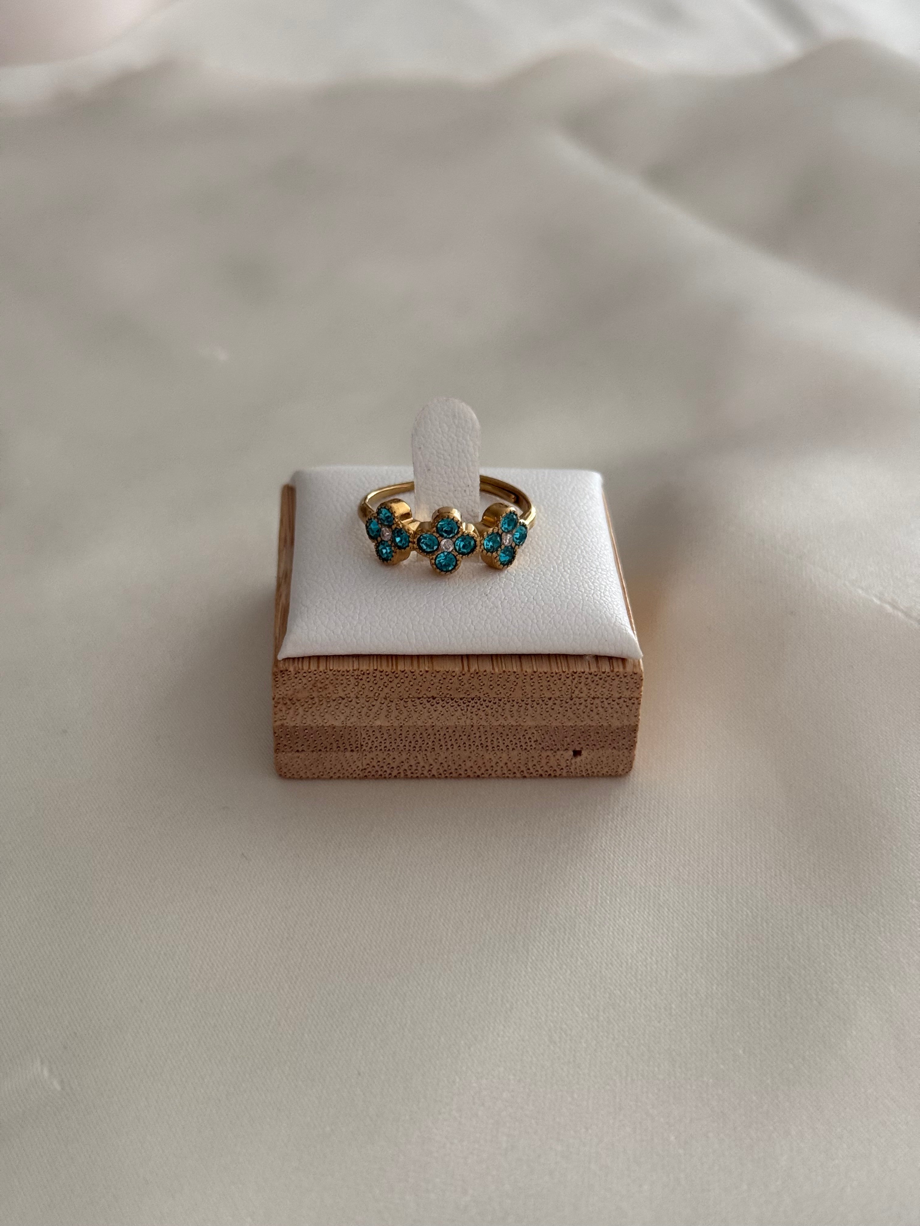 Anello Soraya azzurro