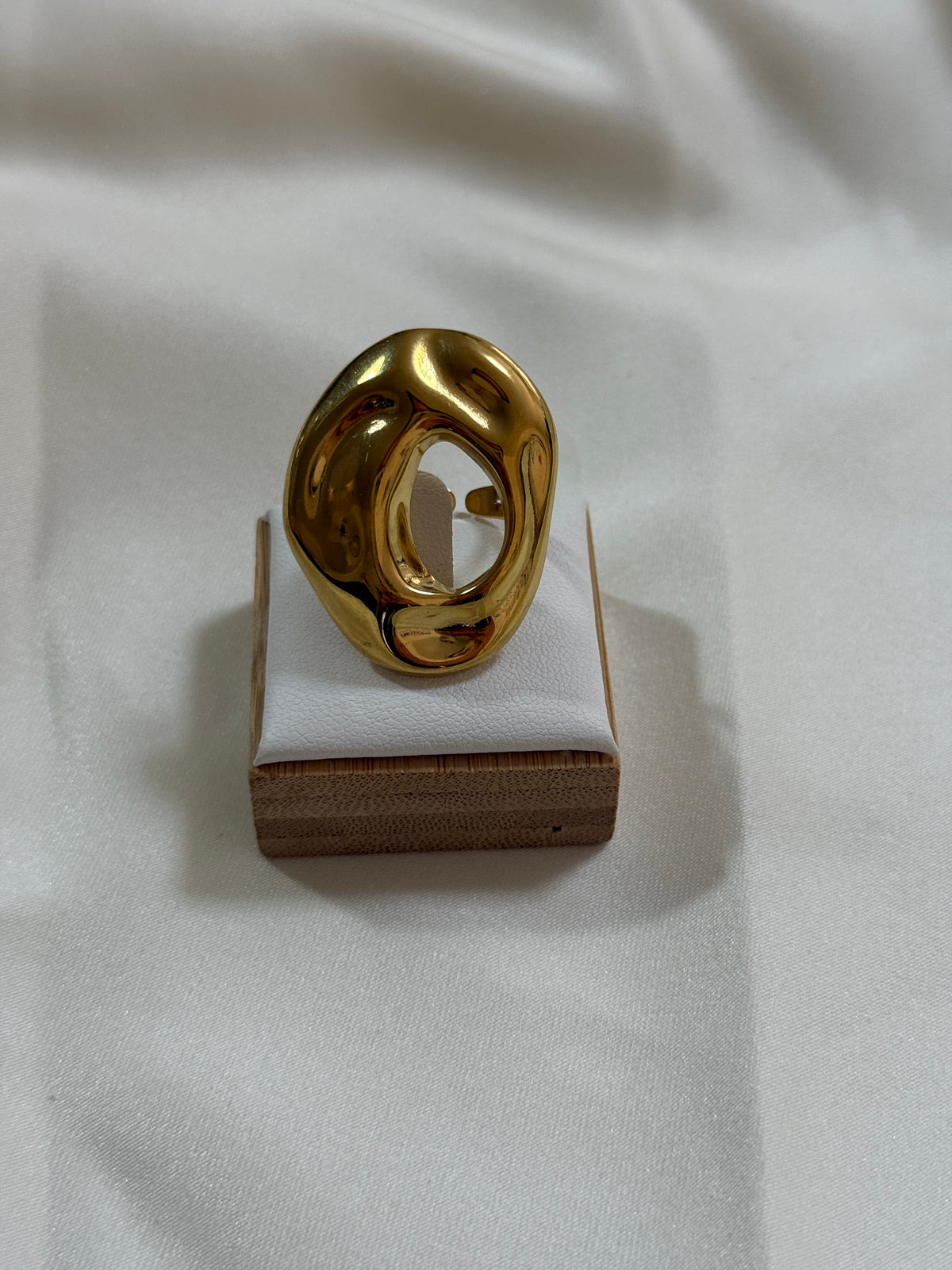 Anello oval bold gold