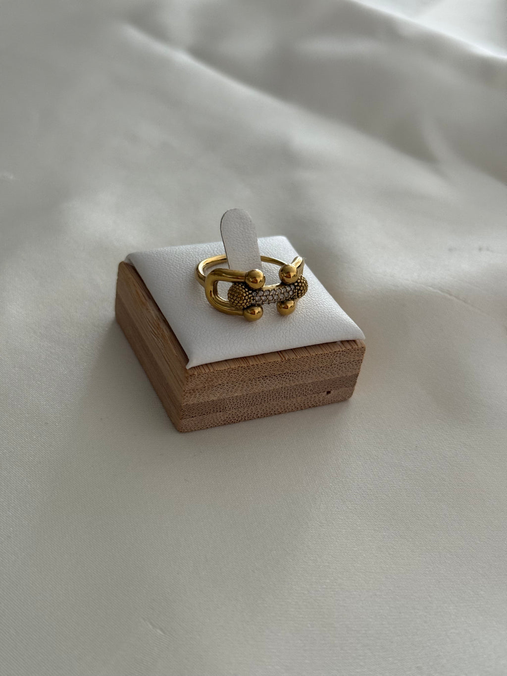 Anello catena gold
