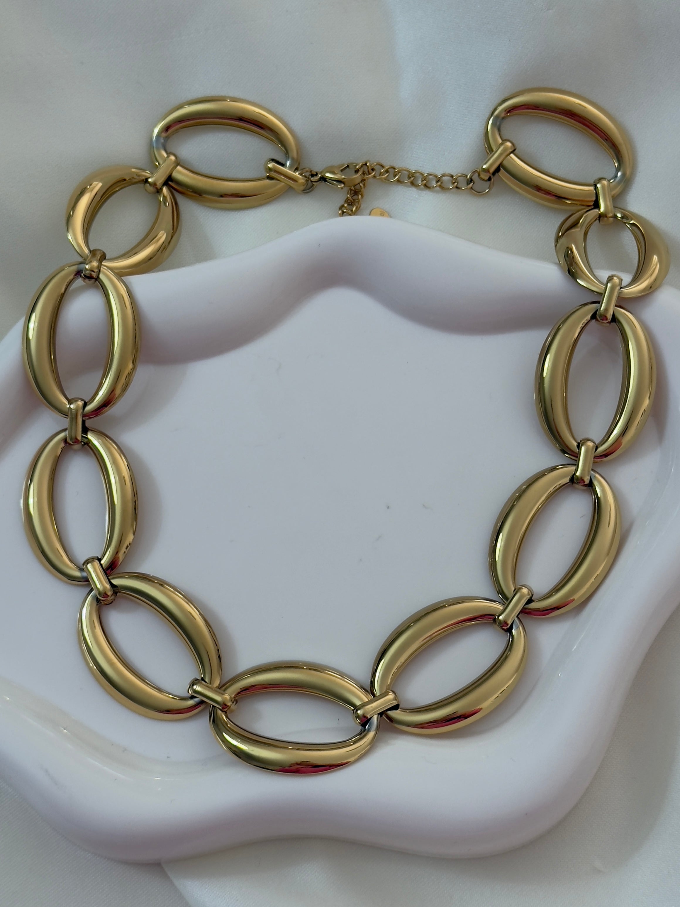 Collana “Oval Bold” gold