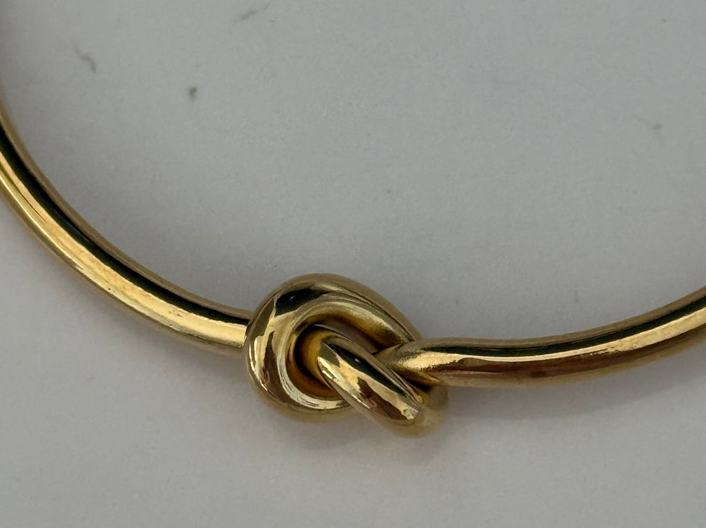 Bracciale “nodo” rigido gold