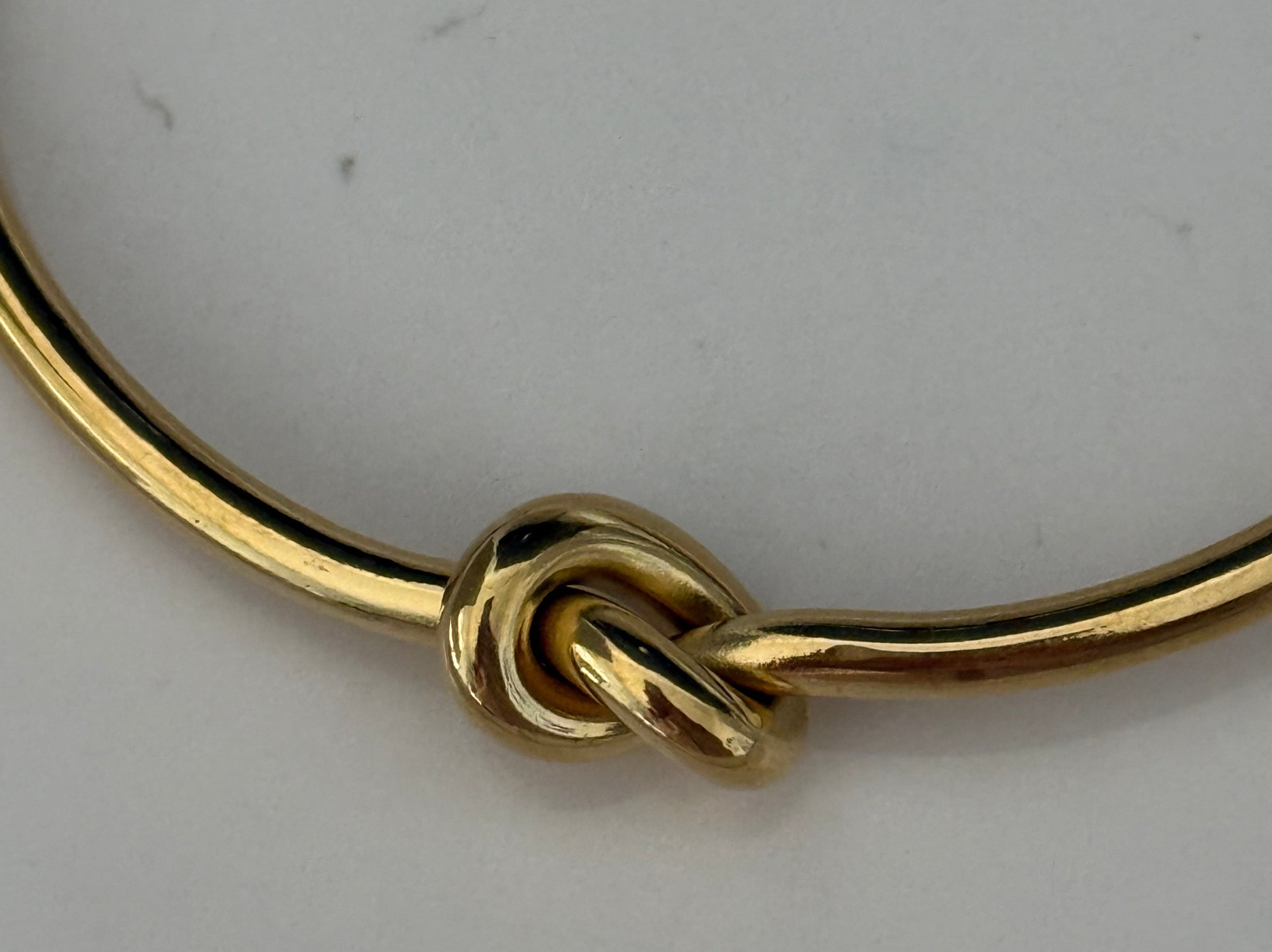 Bracciale “nodo” rigido gold
