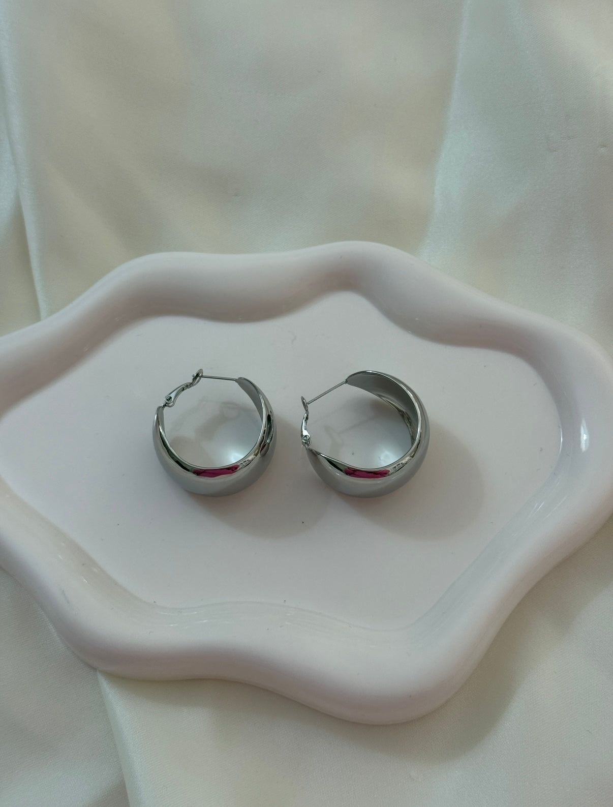 “Cerchi bold” silver