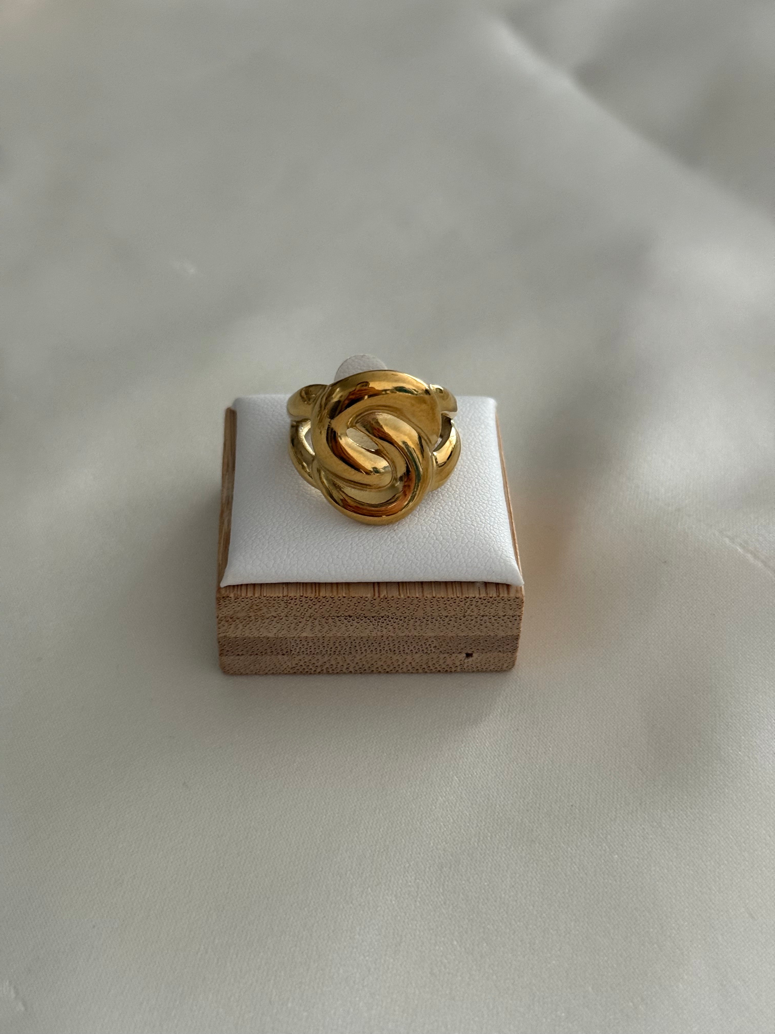 Anello “nodo big” gold