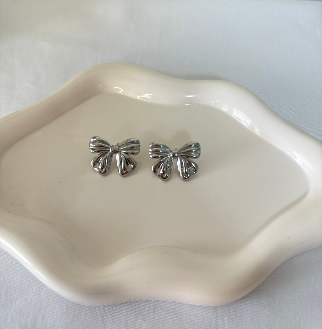 Orecchini fiocco silver