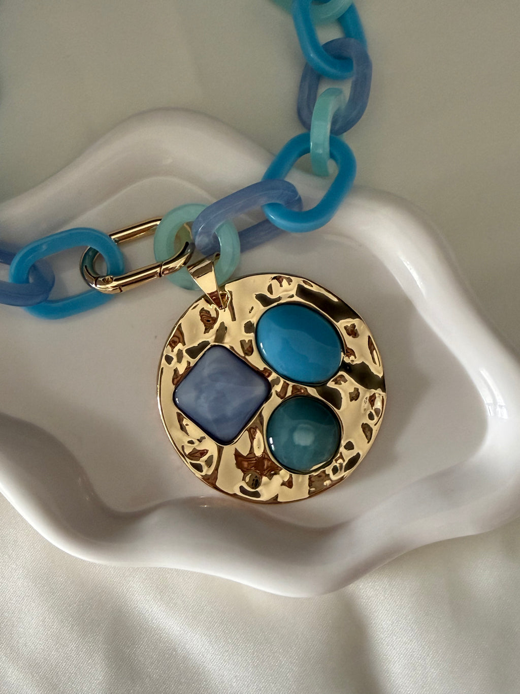 Collana Selena in azzurro