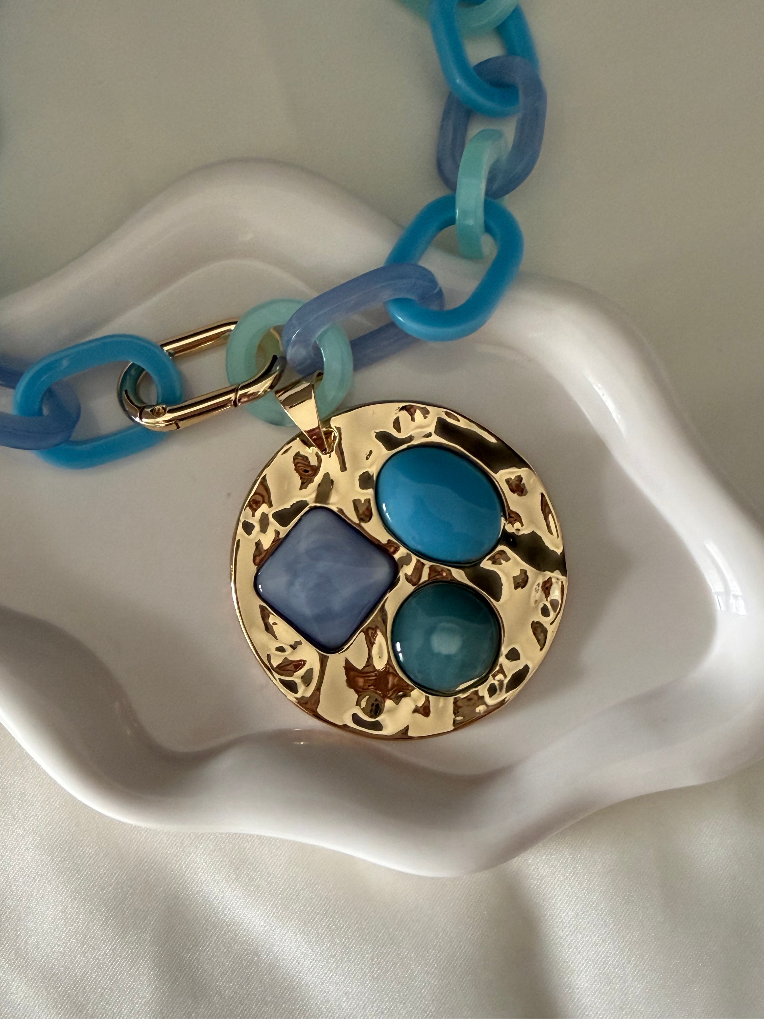 Collana Selena in azzurro
