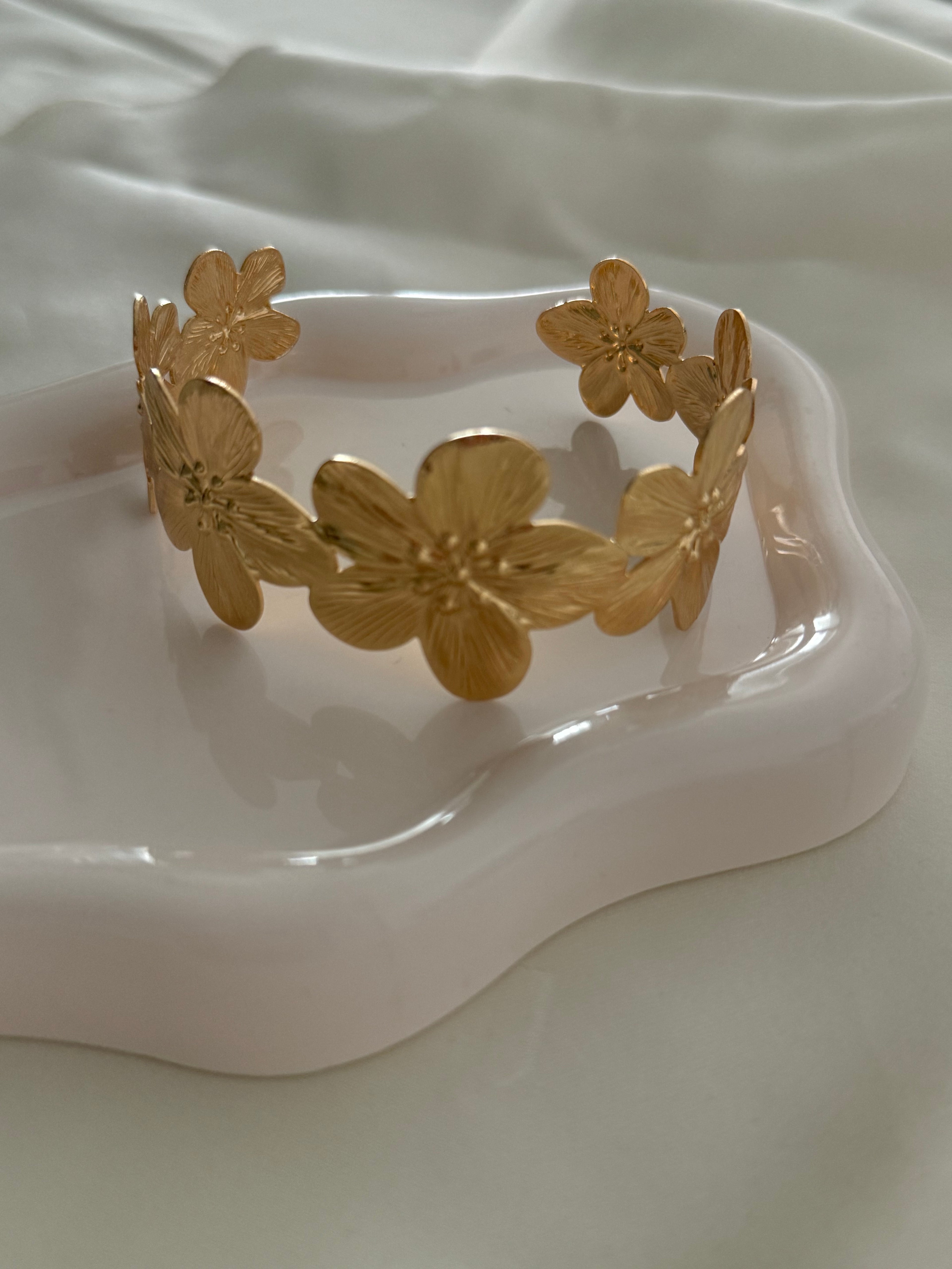 Bracciale floreale mod.schiava