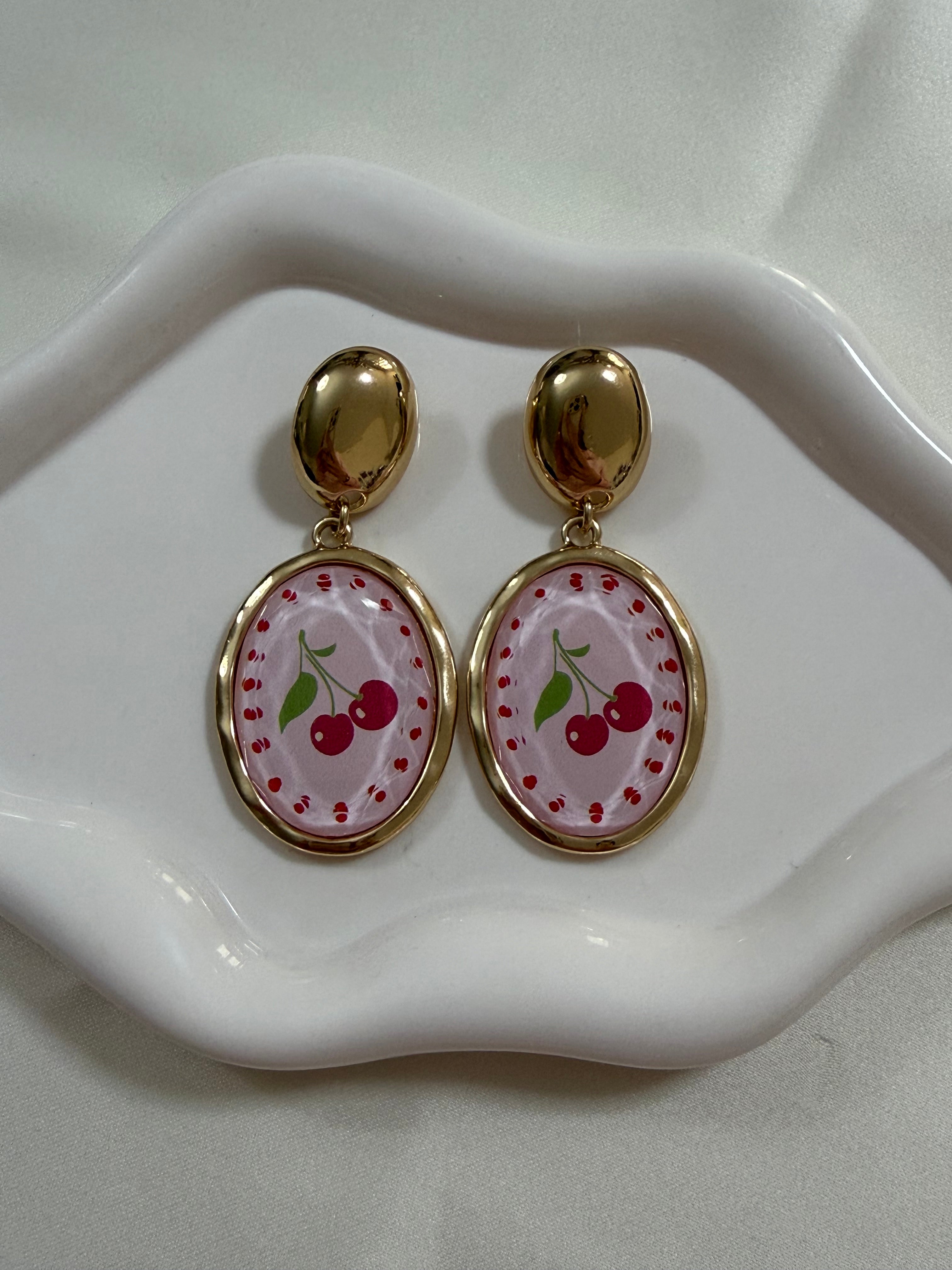 Orecchini “Cherry” versione lunga