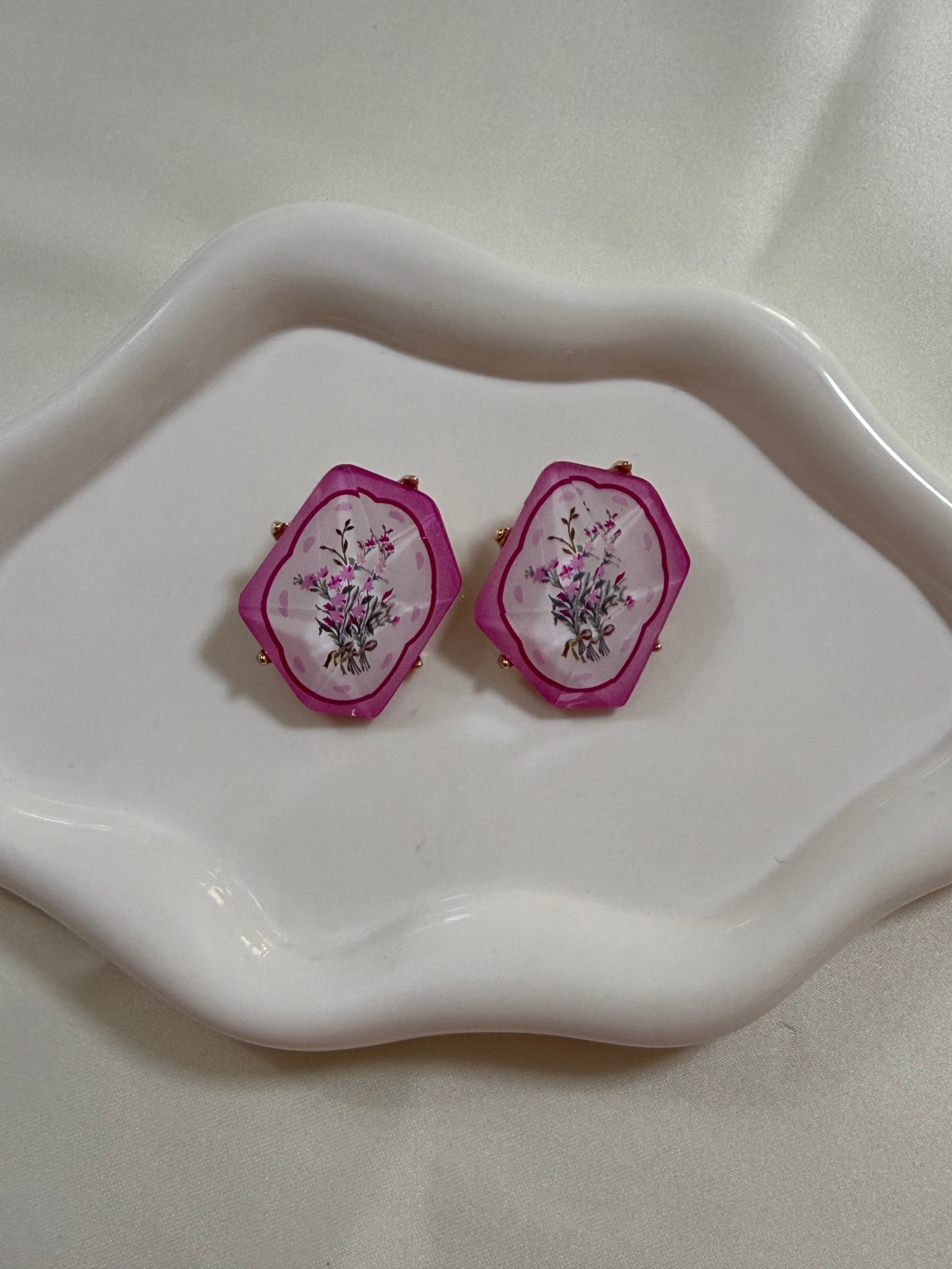 Orecchini “Lila” in rosa