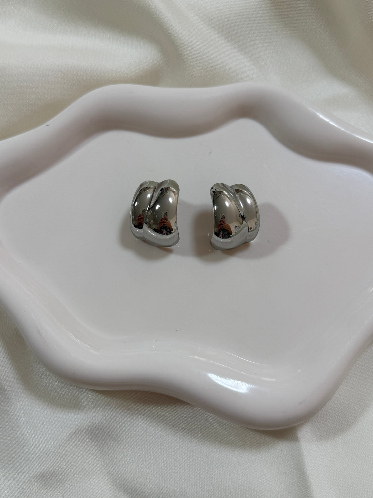 Bottone Mavi silver