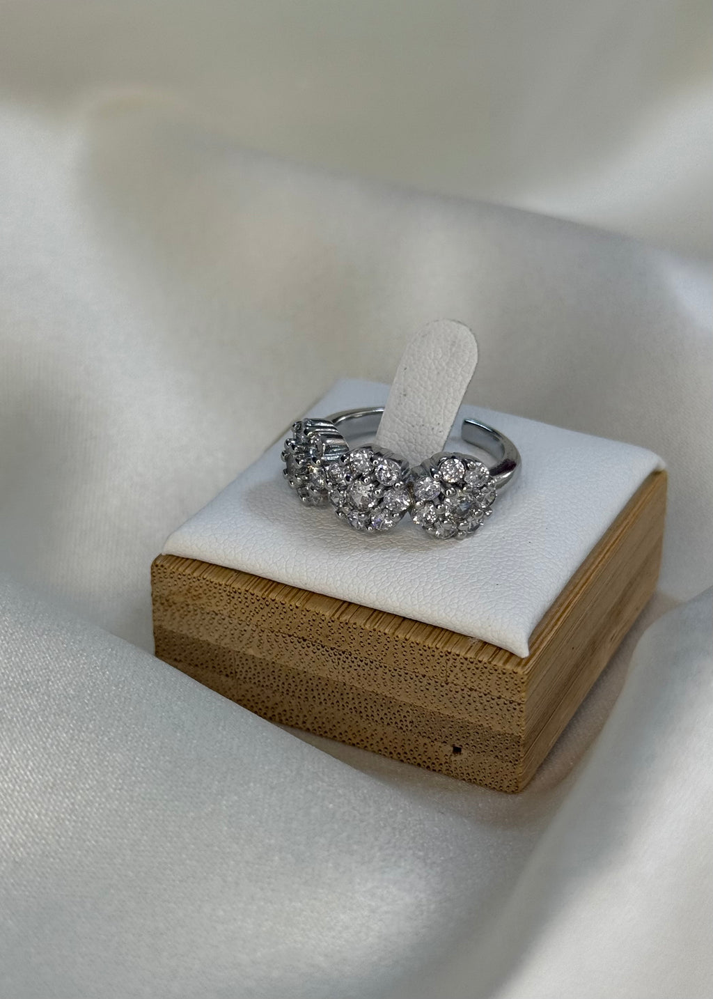 Anello trilogy flower in silver