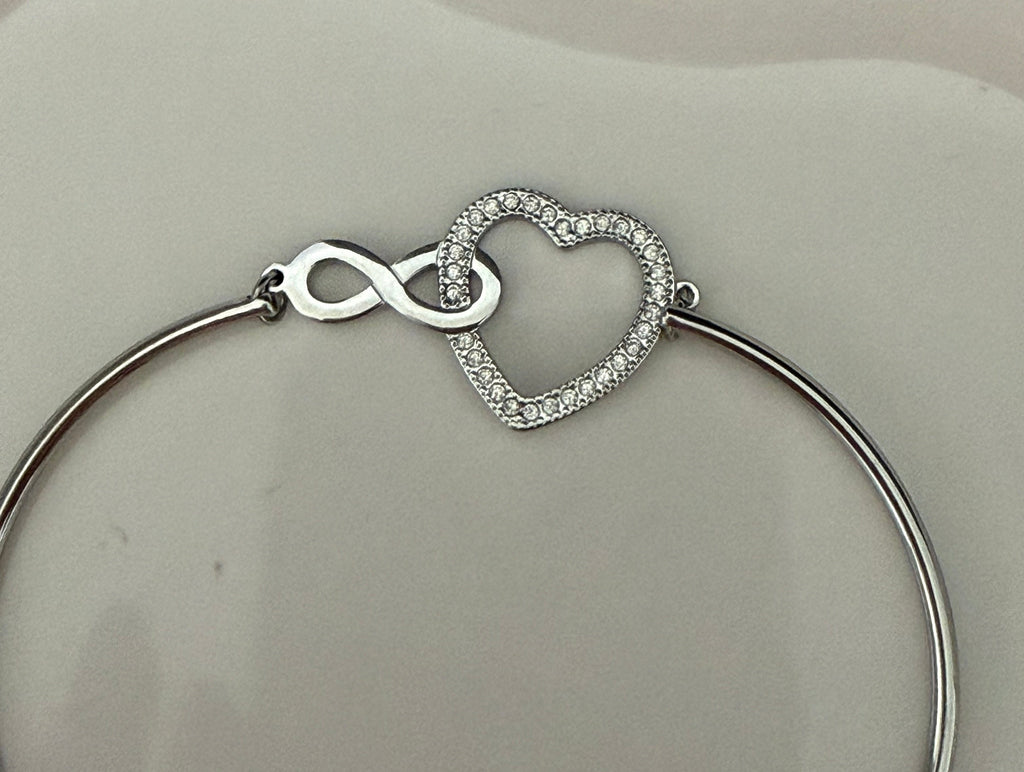 Bracciale “infinity love” silver