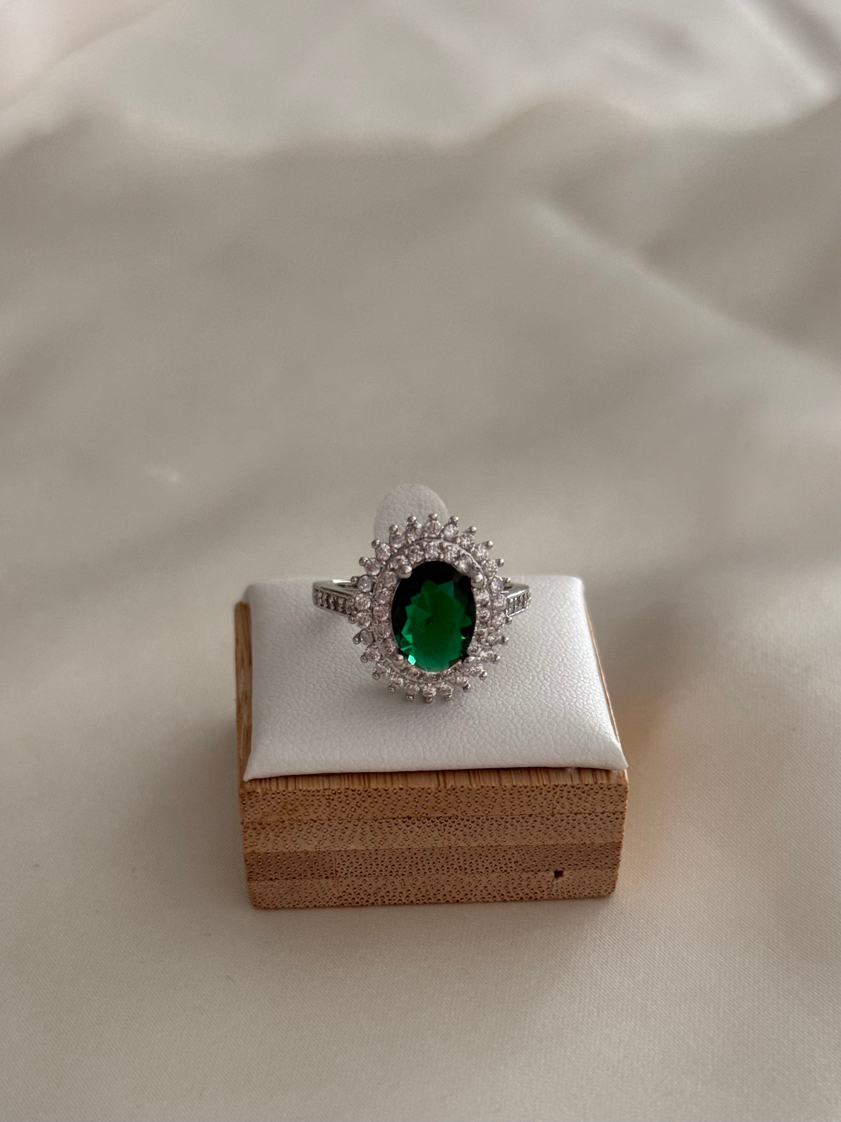 Anello “Luxury” verde