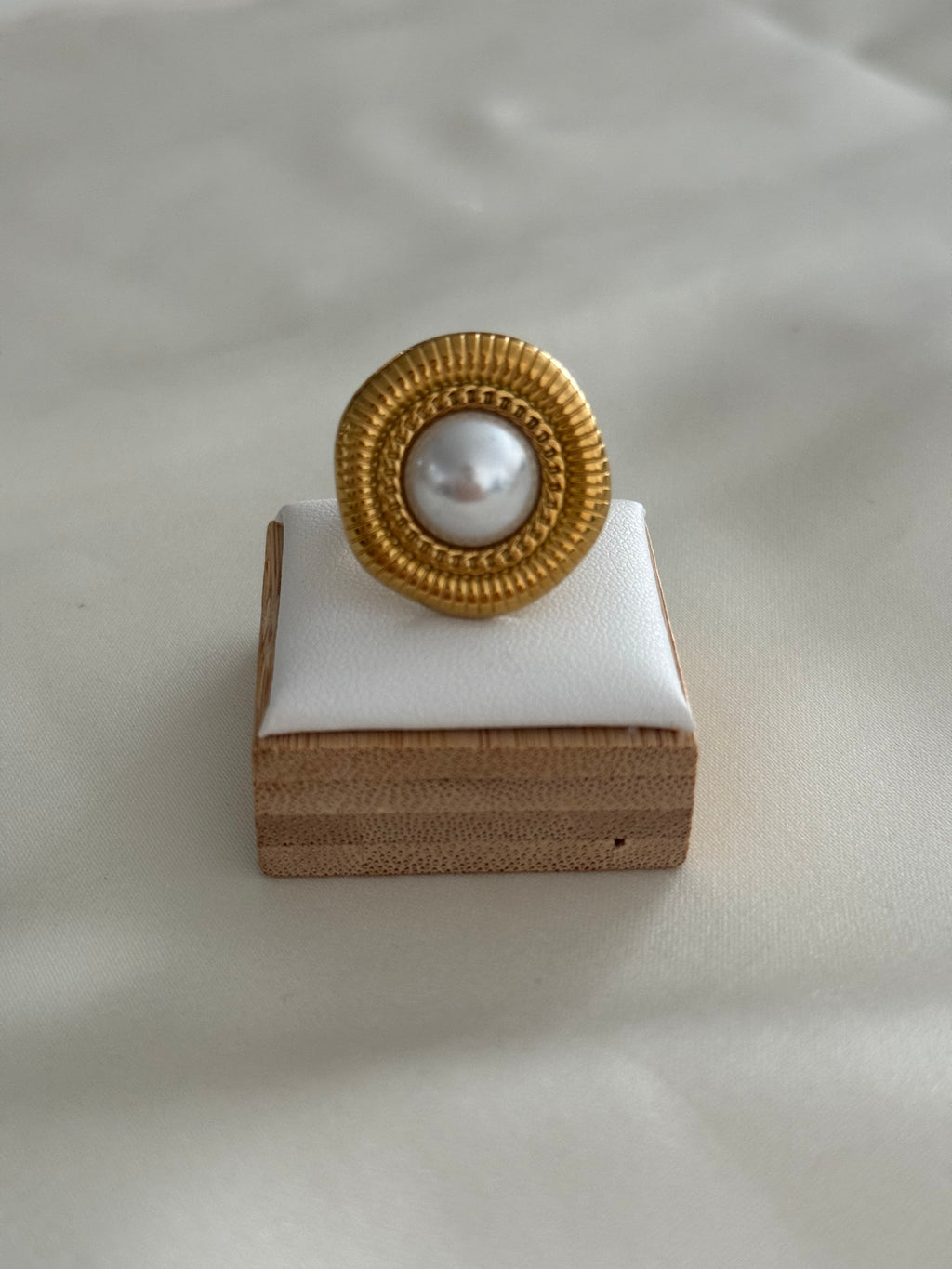 Anello perla gold
