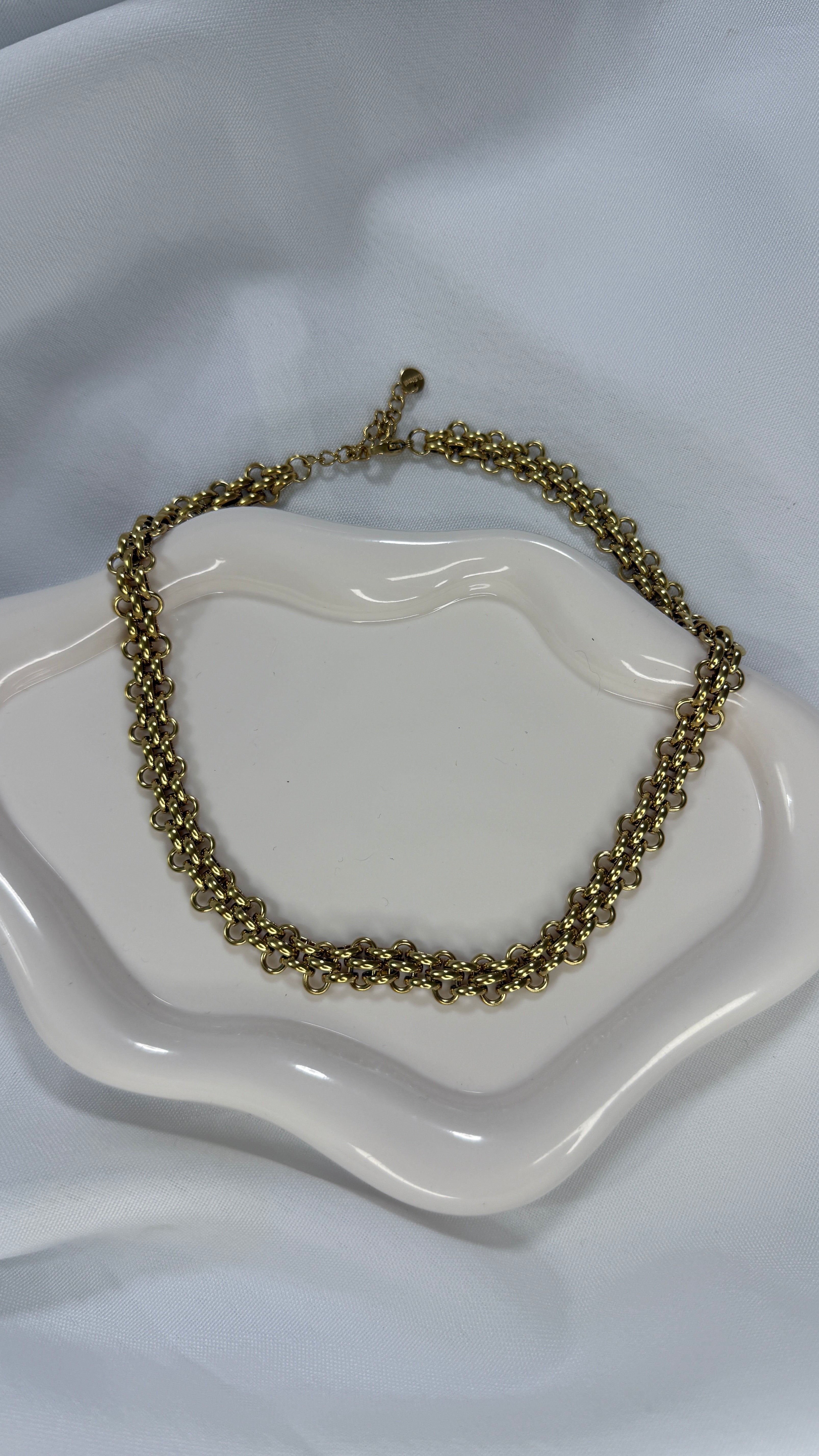 Collana con maglia a catena