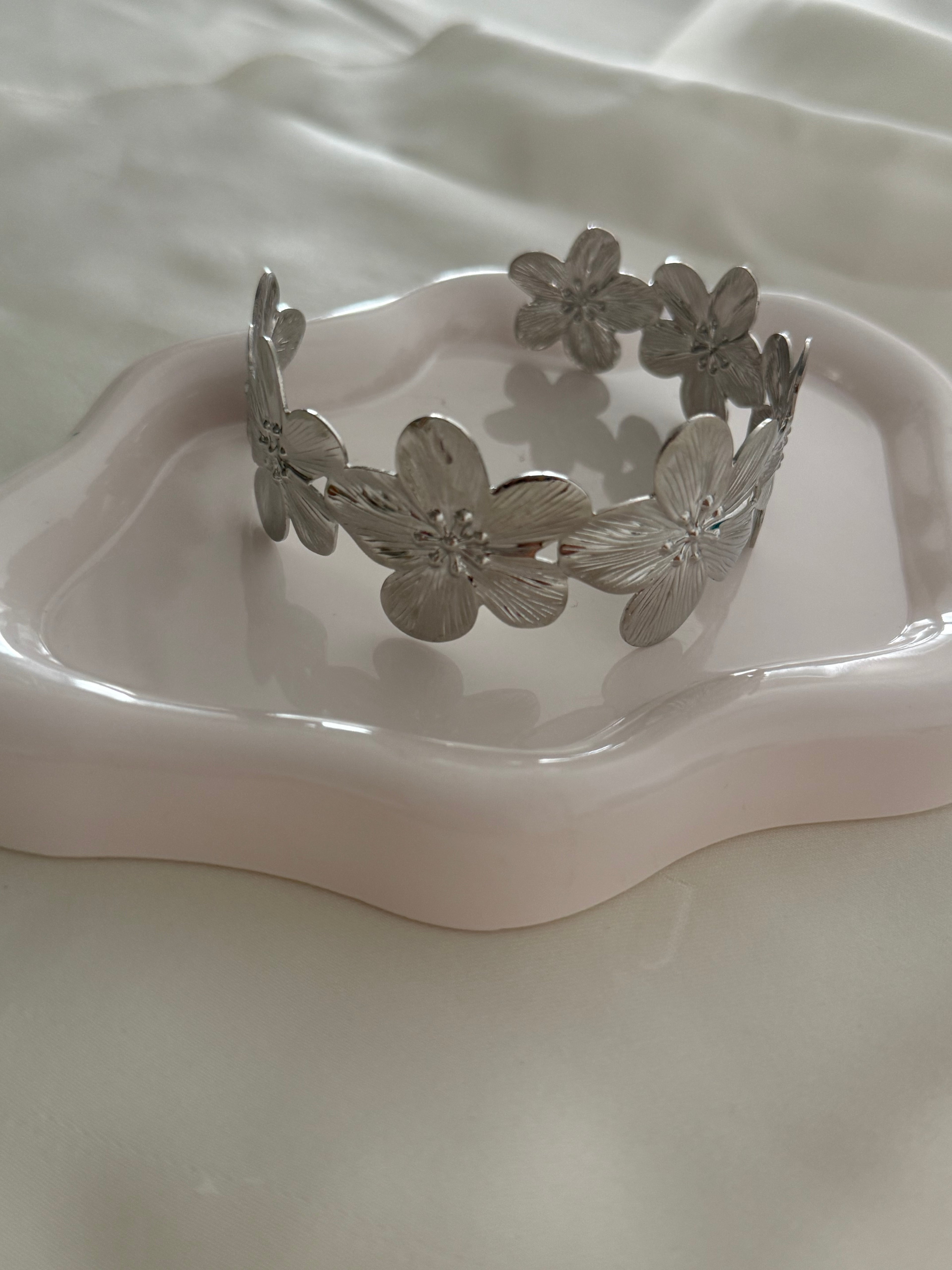 Bracciale floreale mod. schiava