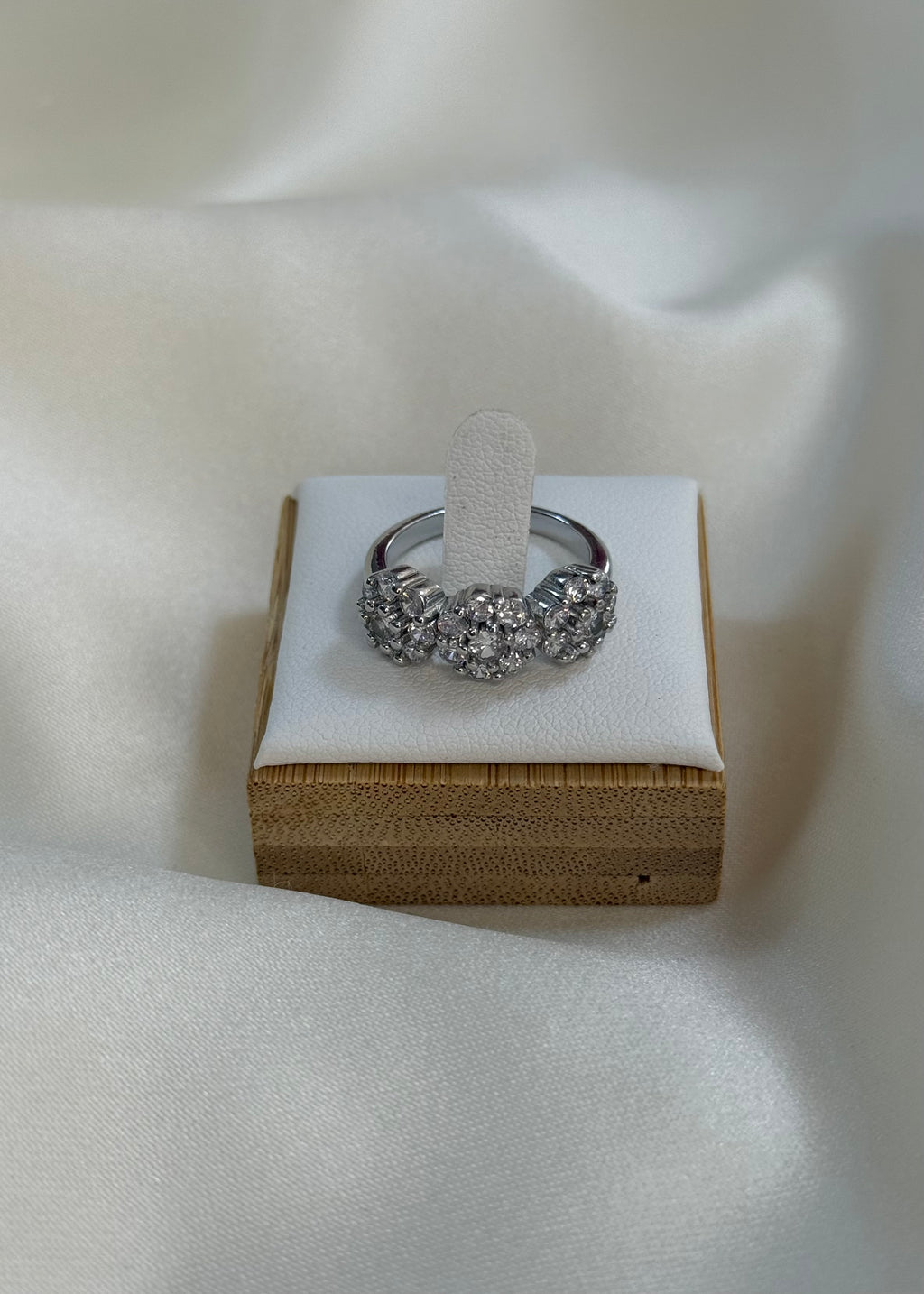 Anello trilogy flower in silver