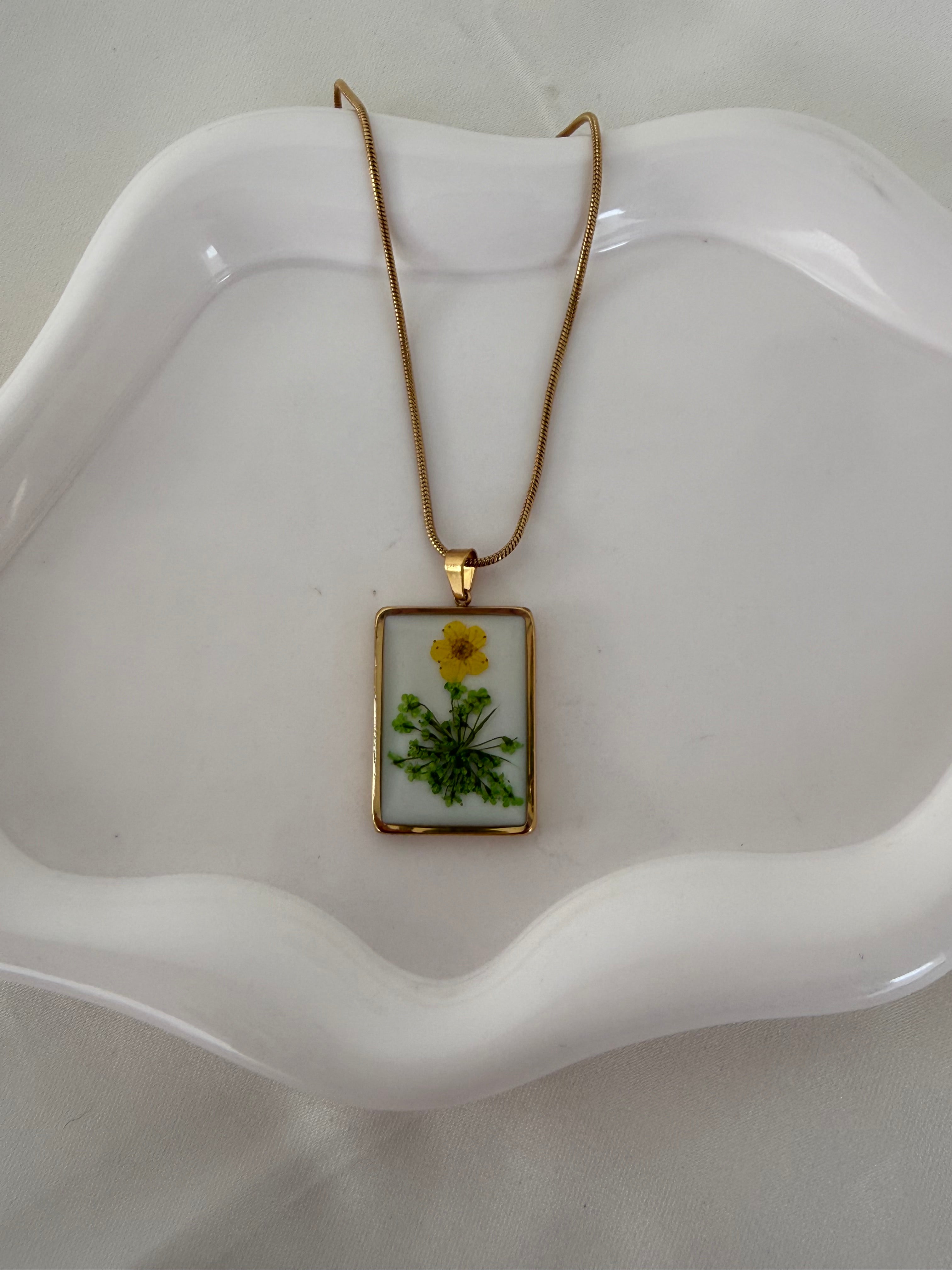 Collana “Heliopsis” gialla