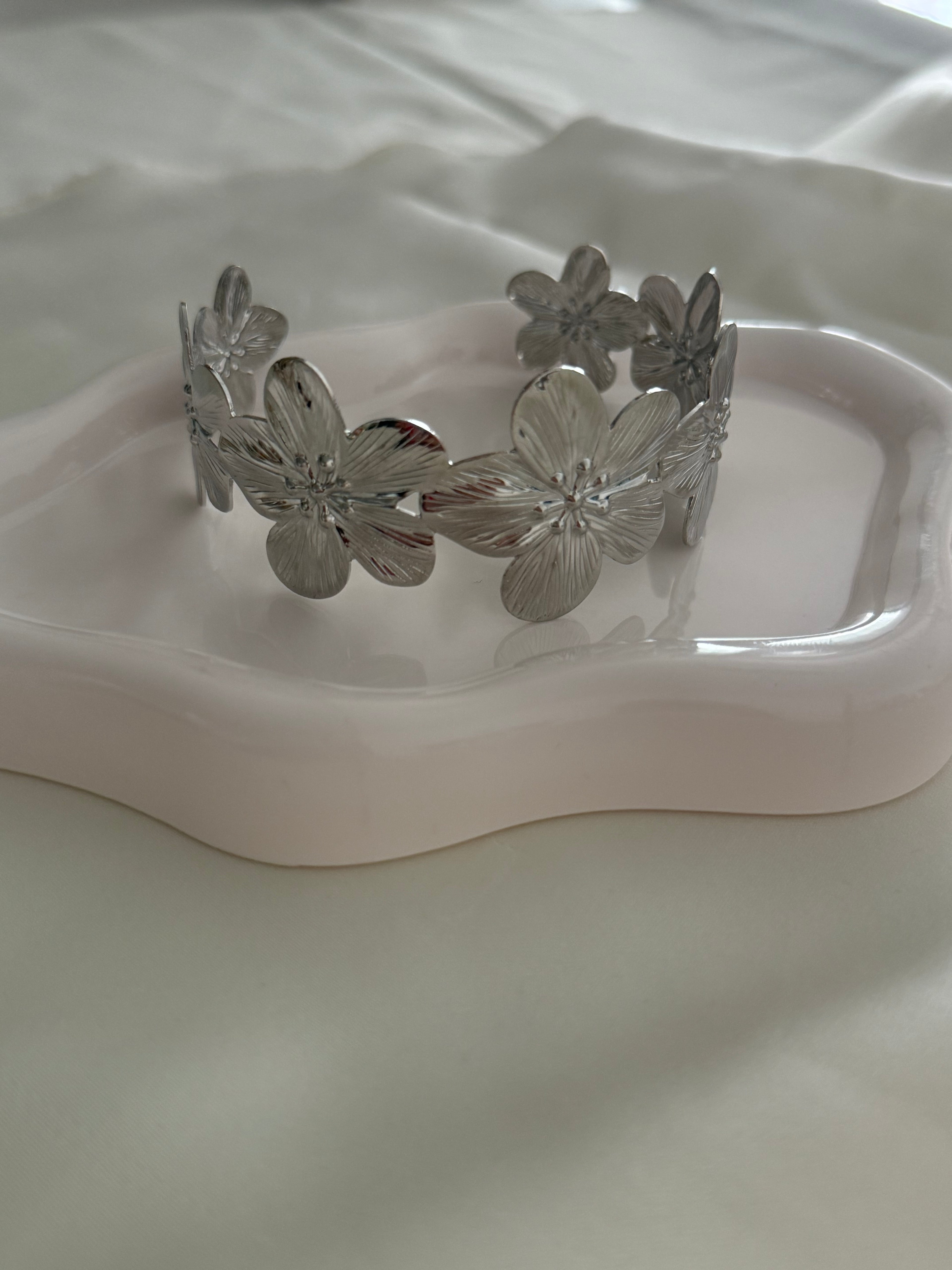 Bracciale floreale mod. schiava