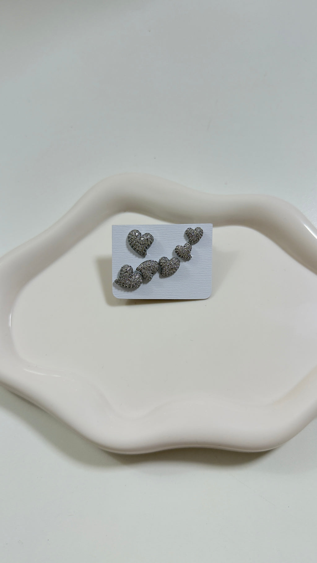 Set orecchini cuore Ila