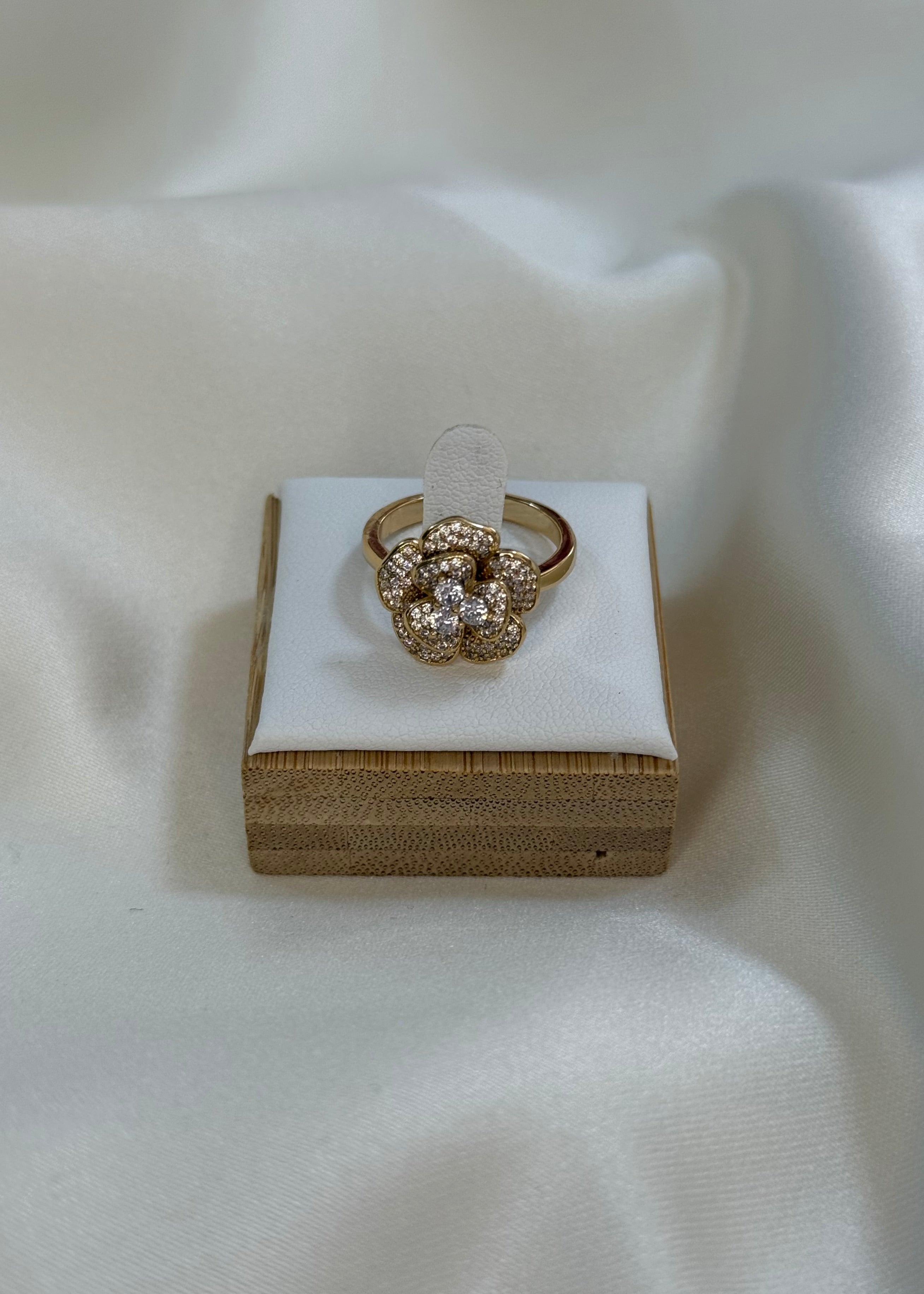 Anello fiore gold