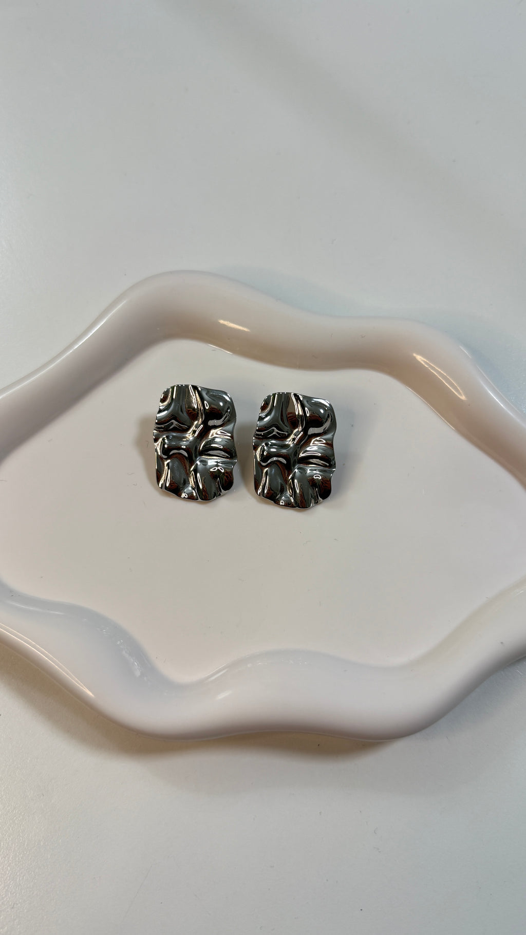 Bottoni rettangolari silver