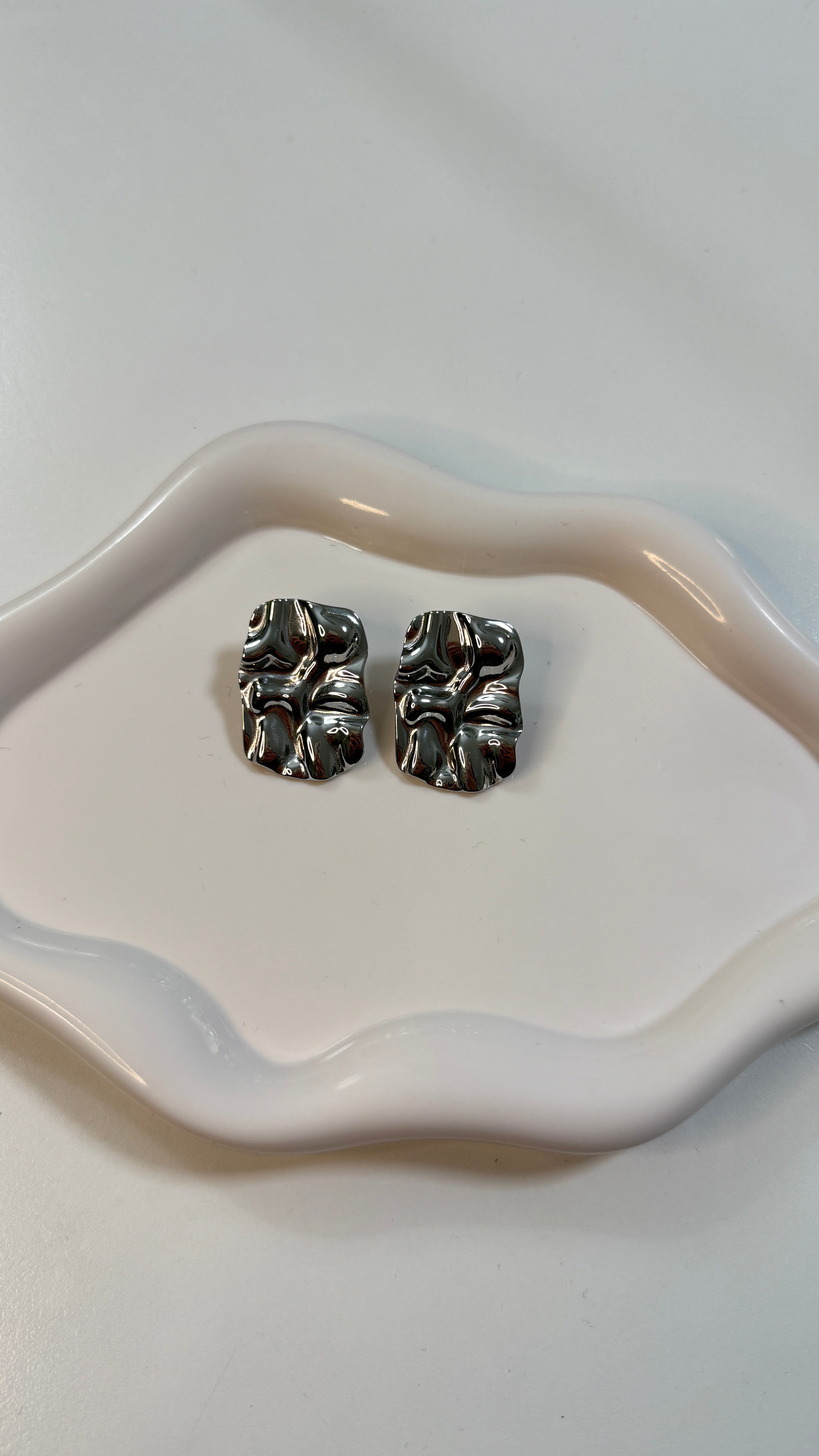 Bottoni rettangolari silver