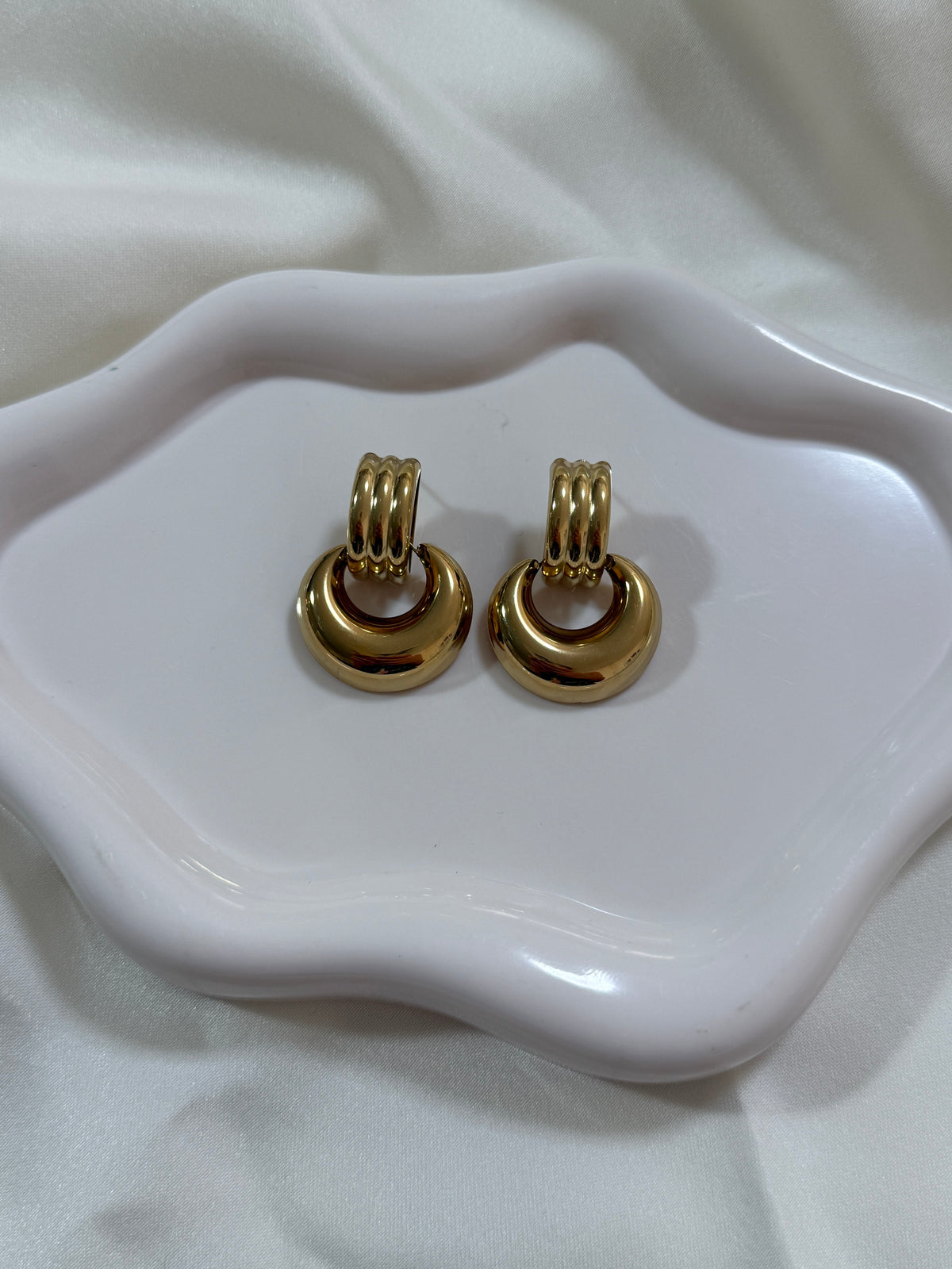 Orecchìni mezze lune gold