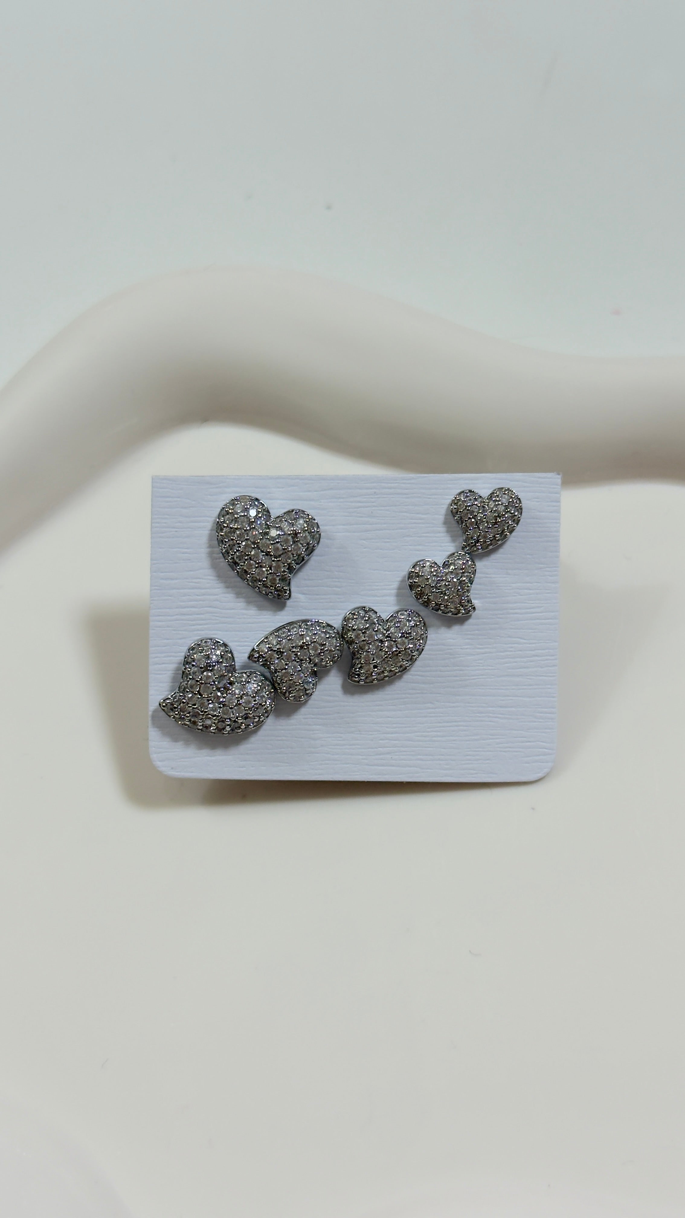 Set orecchini cuore Ila