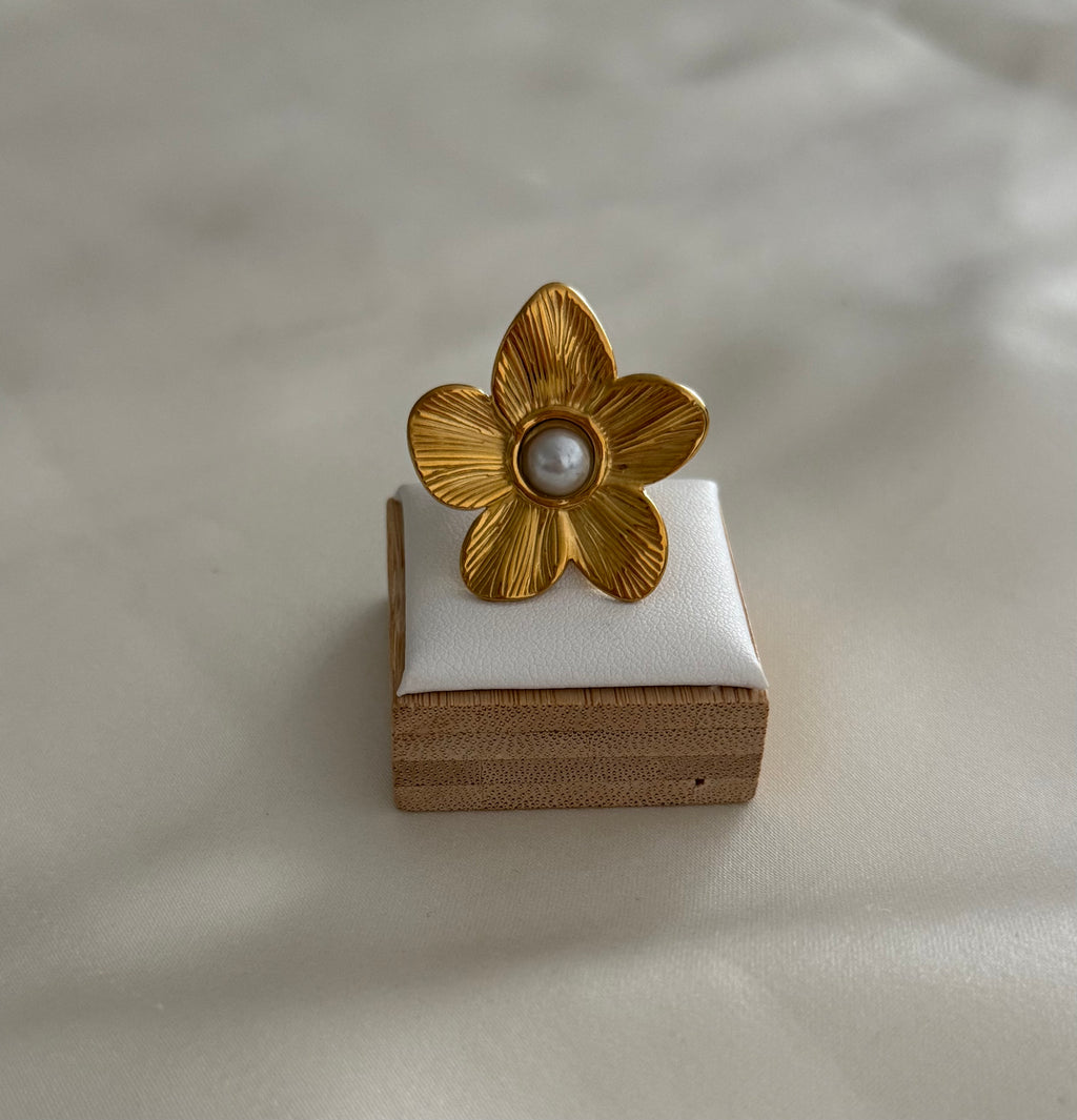 Anello fiore gold