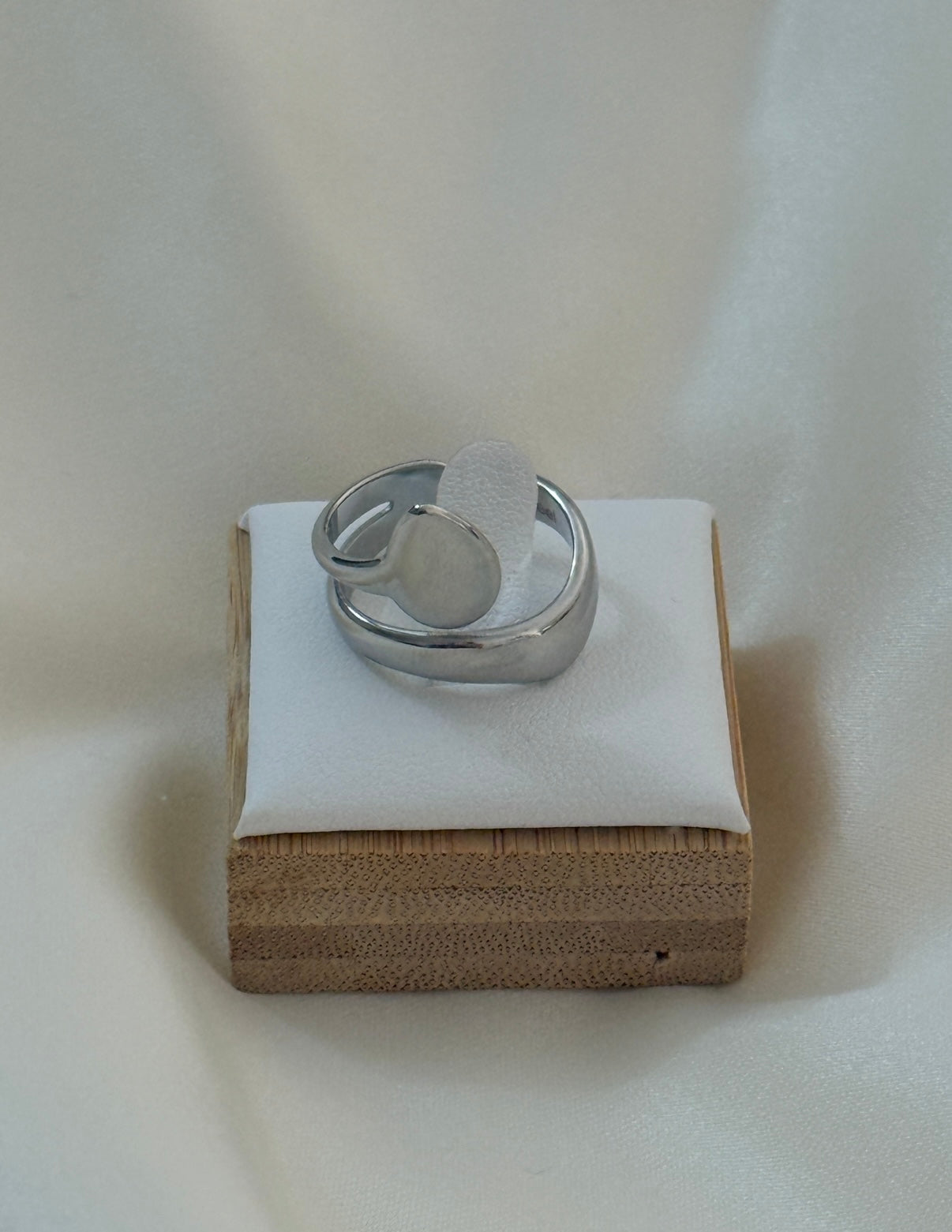 Anello goccia silver
