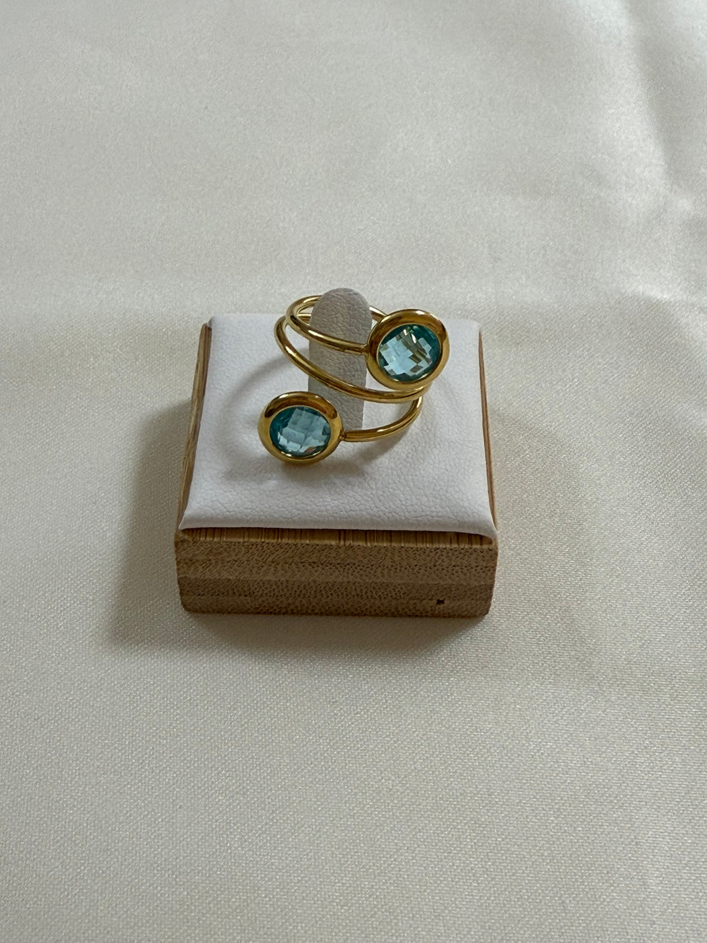 Anello “Mallory” azzurro