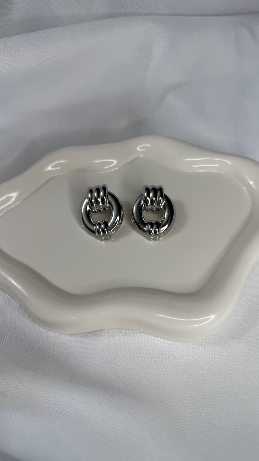 Bottoni ovali silver